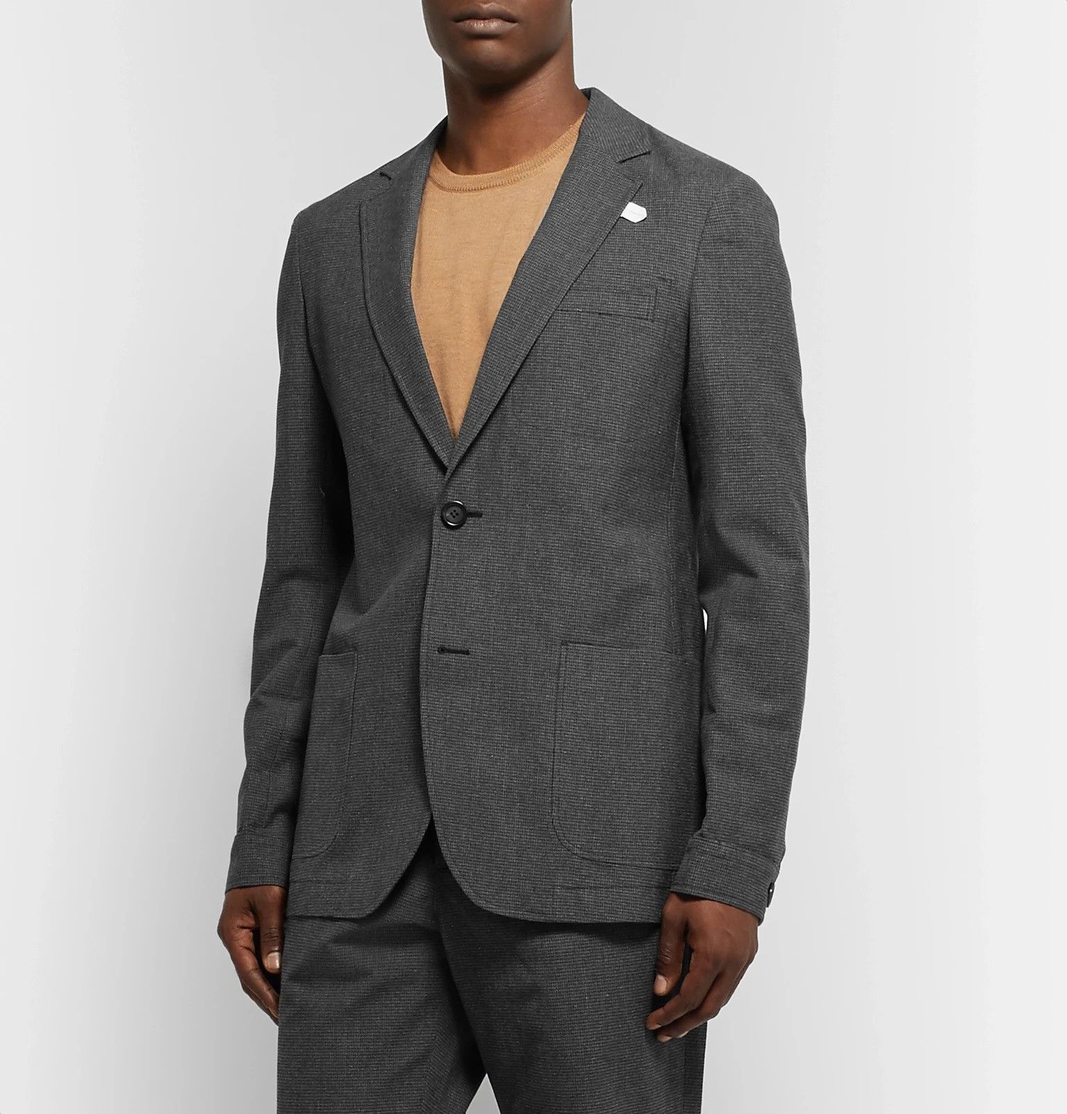 Oliver Spencer Oliver Spencer Theobald Jacket - Mawson Charcoal Size US M / EU 48-50 / 2 - 2 Thumbnail