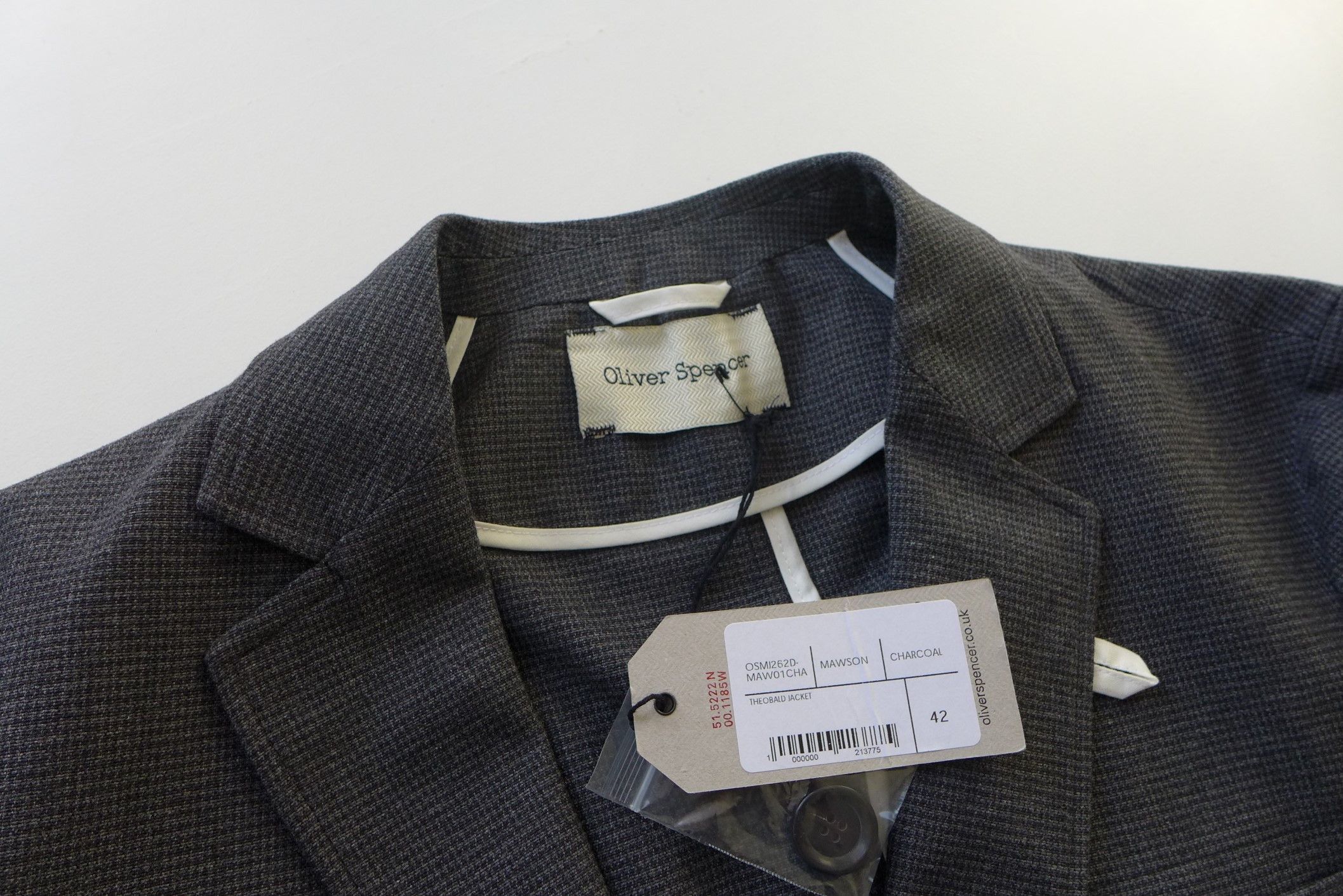 Oliver Spencer Oliver Spencer Theobald Jacket - Mawson Charcoal Size US M / EU 48-50 / 2 - 10 Thumbnail