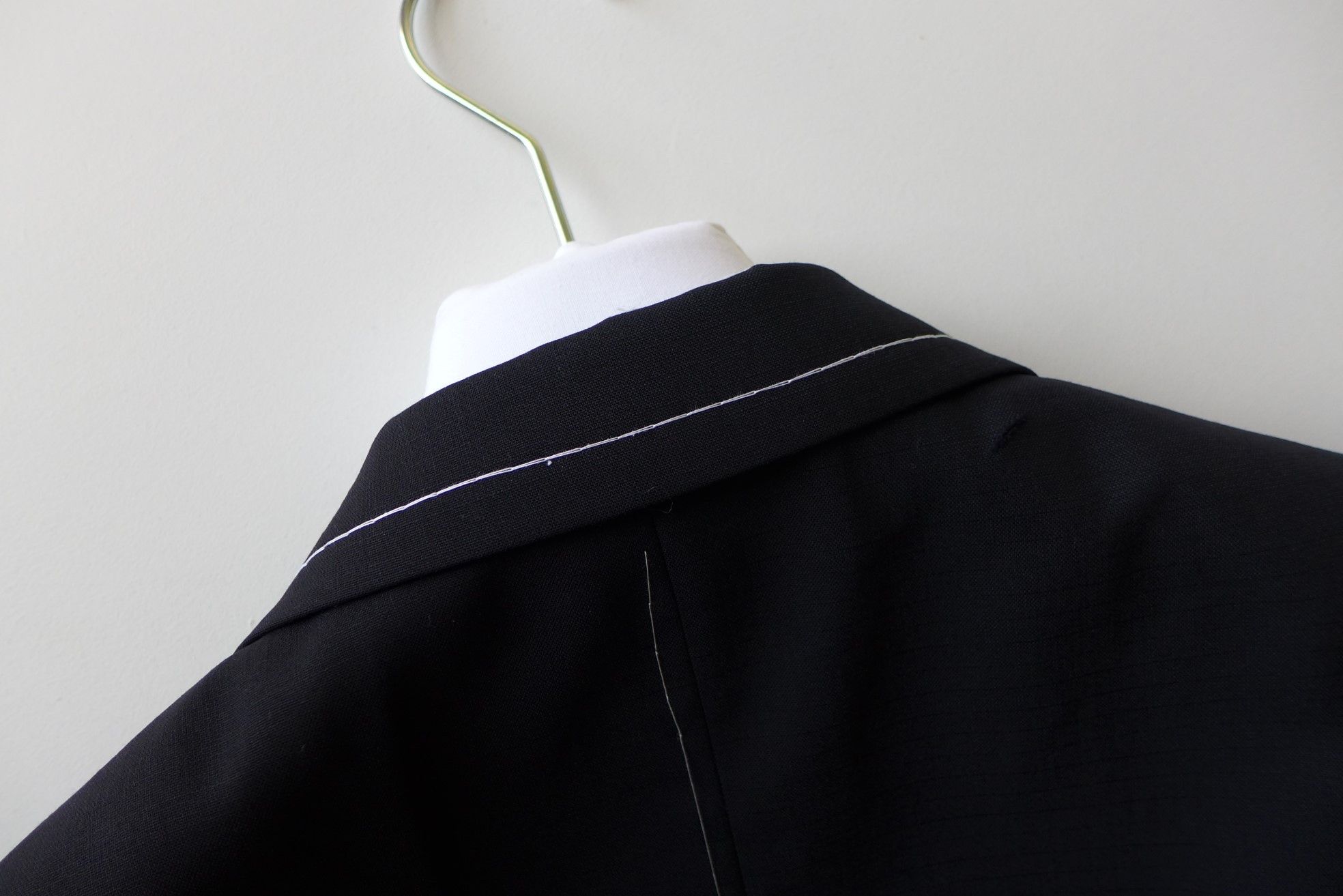 Maison Margiela Margiela SS17 Basting Stitch Jacket -- Navy Wool Size US S / EU 44-46 / 1 - 12 Thumbnail