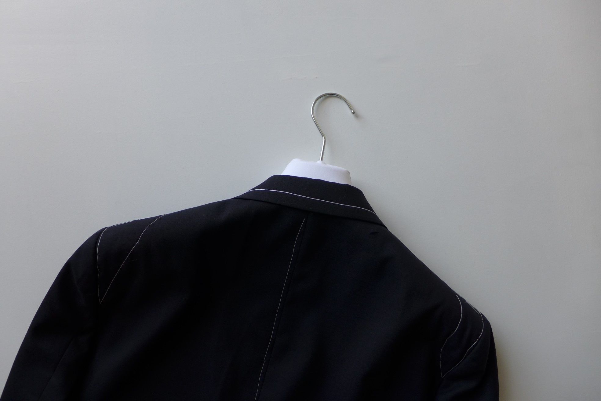 Maison Margiela Margiela SS17 Basting Stitch Jacket -- Navy Wool Size US S / EU 44-46 / 1 - 11 Thumbnail