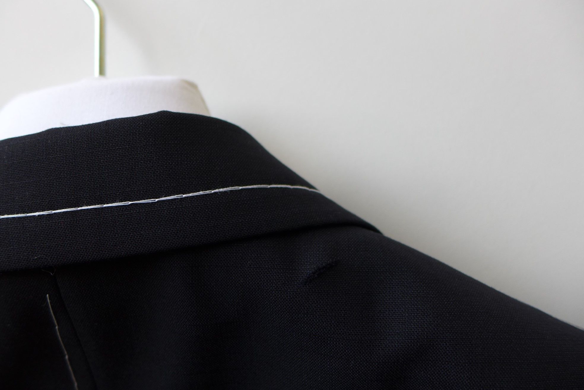 Maison Margiela Margiela SS17 Basting Stitch Jacket -- Navy Wool Size US S / EU 44-46 / 1 - 13 Thumbnail