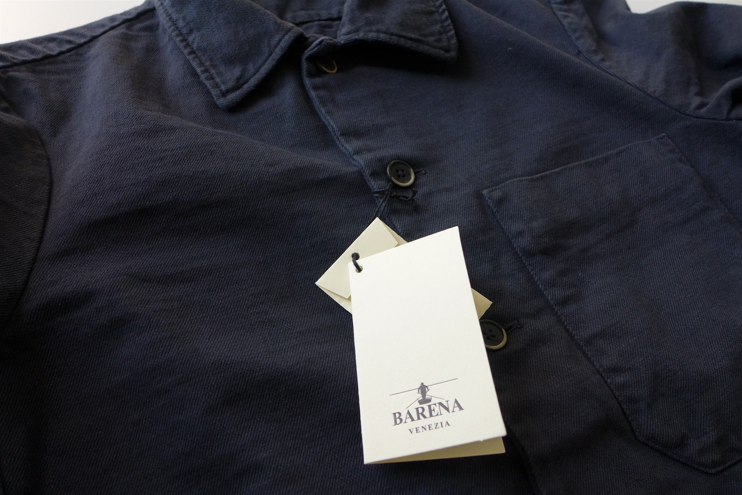 Barena Barena Rocheo Tober Overshirt Jacket - Navy - Size 48 Size US M / EU 48-50 / 2 - 10 Thumbnail