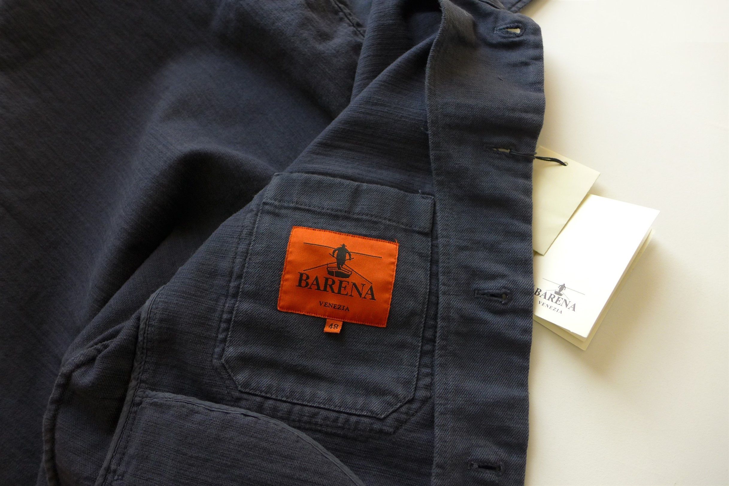 Barena Barena Rocheo Tober Overshirt Jacket - Navy - Size 48 Size US M / EU 48-50 / 2 - 18 Thumbnail