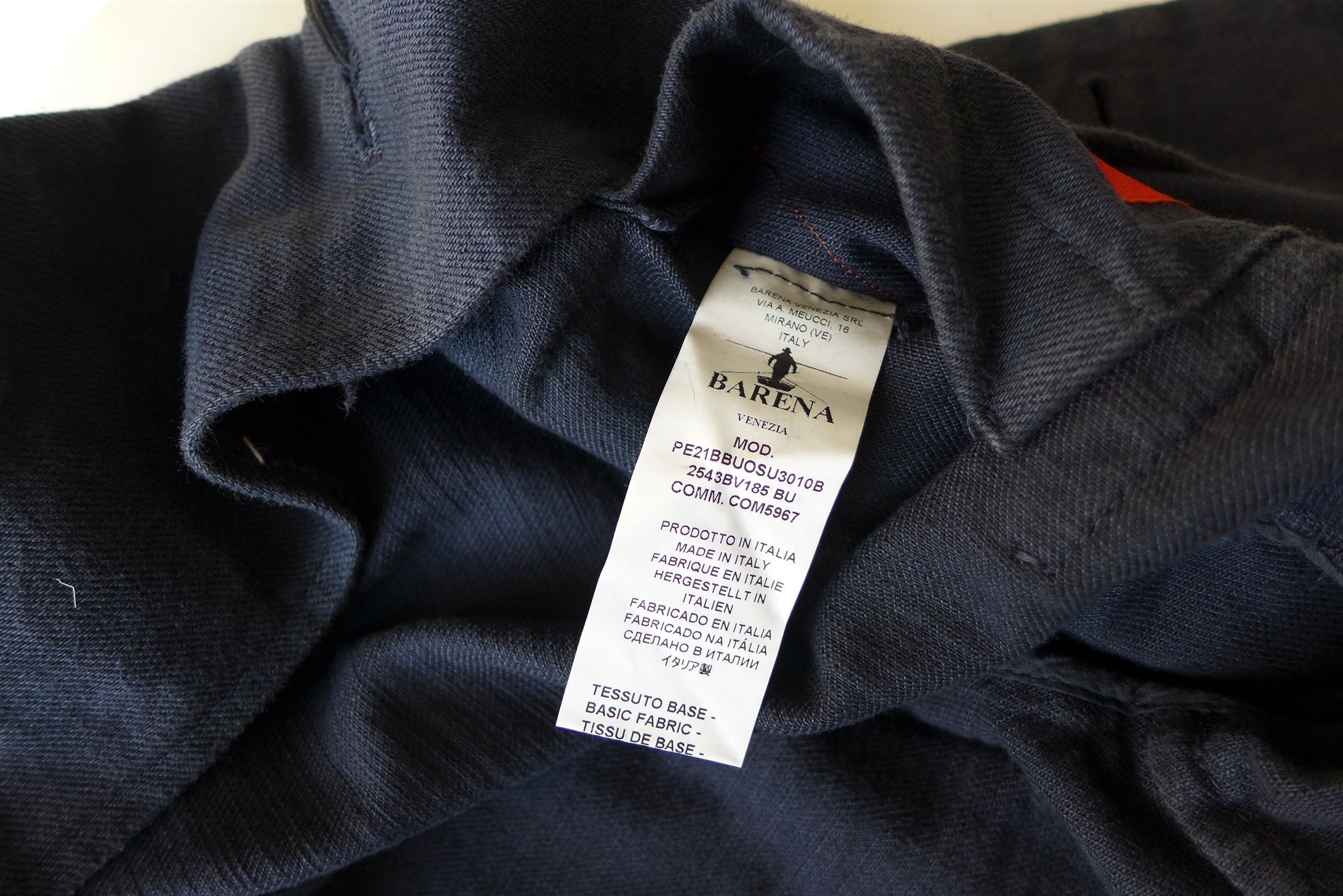 Barena Barena Rocheo Tober Overshirt Jacket - Navy - Size 48 Size US M / EU 48-50 / 2 - 19 Thumbnail