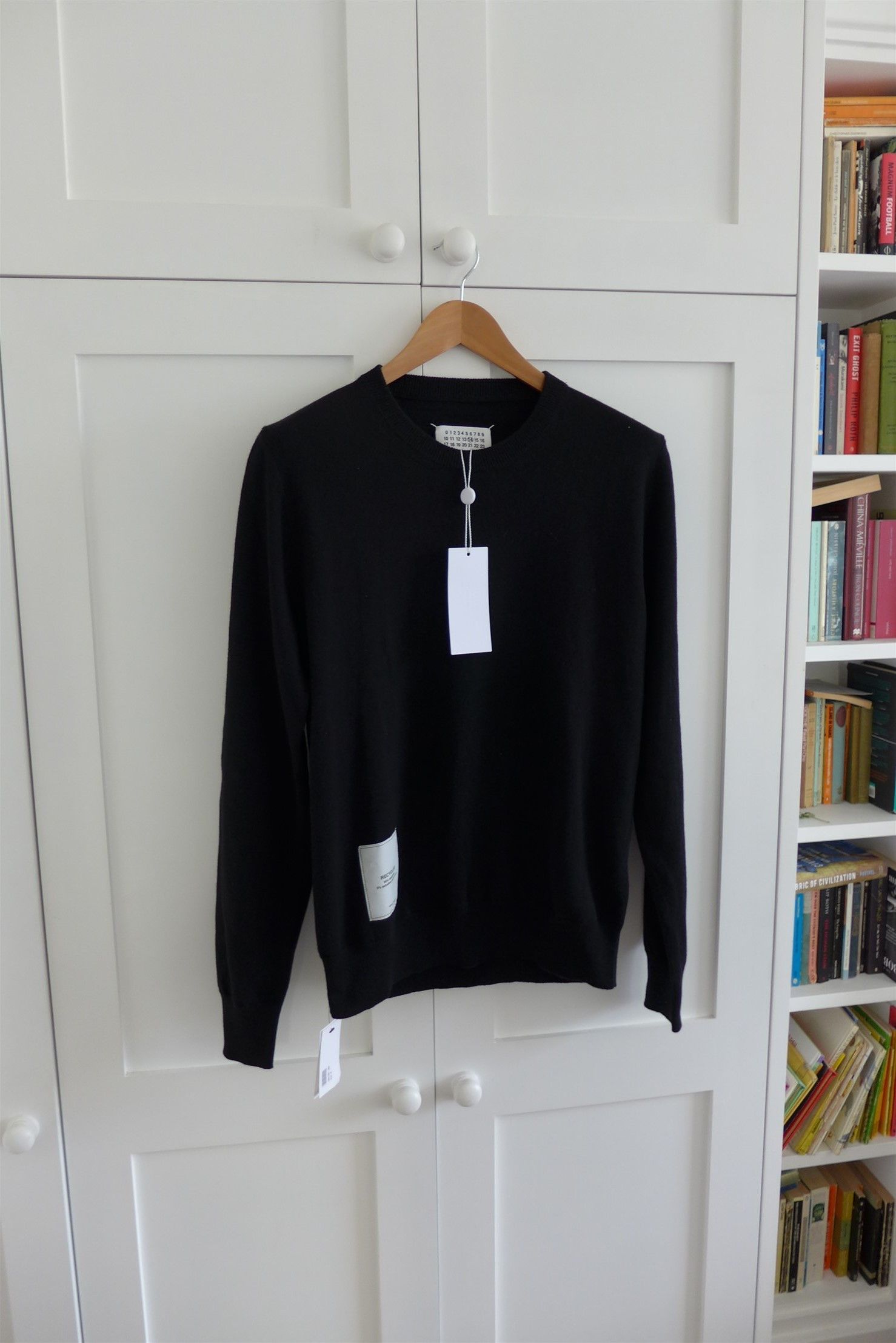 Maison Margiela Margiela Recycled Sweater - Black Cashmere Size US M / EU 48-50 / 2 - 4 Thumbnail