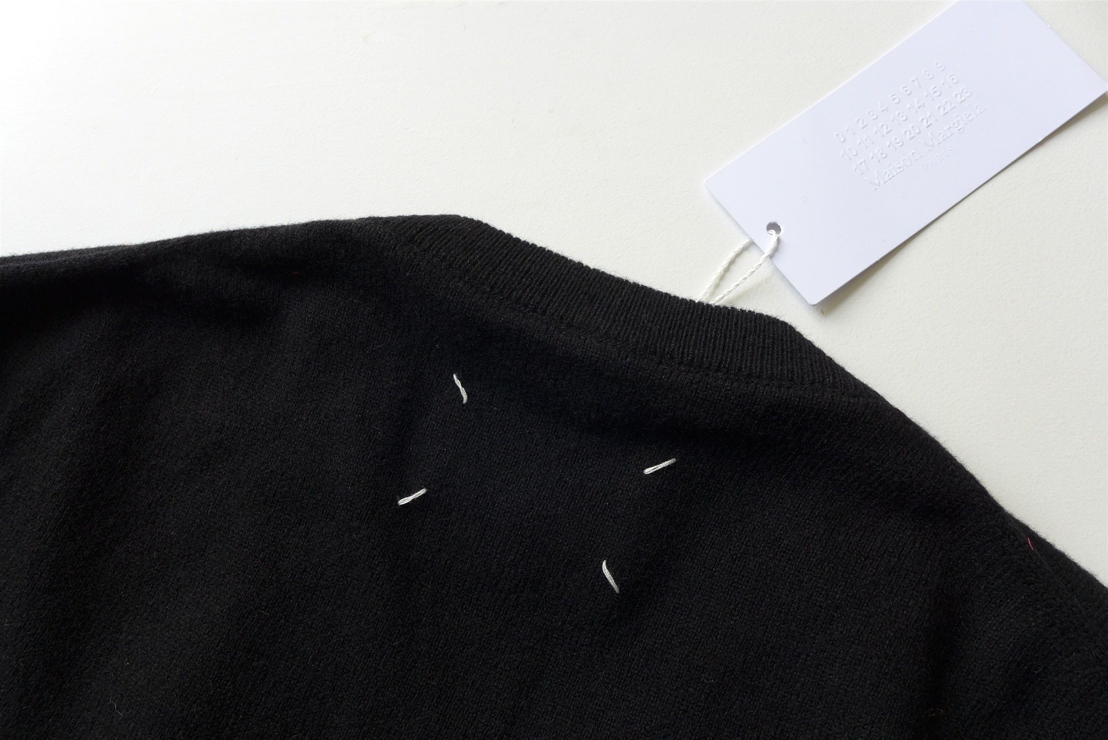 Maison Margiela Margiela Recycled Sweater - Black Cashmere Size US M / EU 48-50 / 2 - 8 Thumbnail