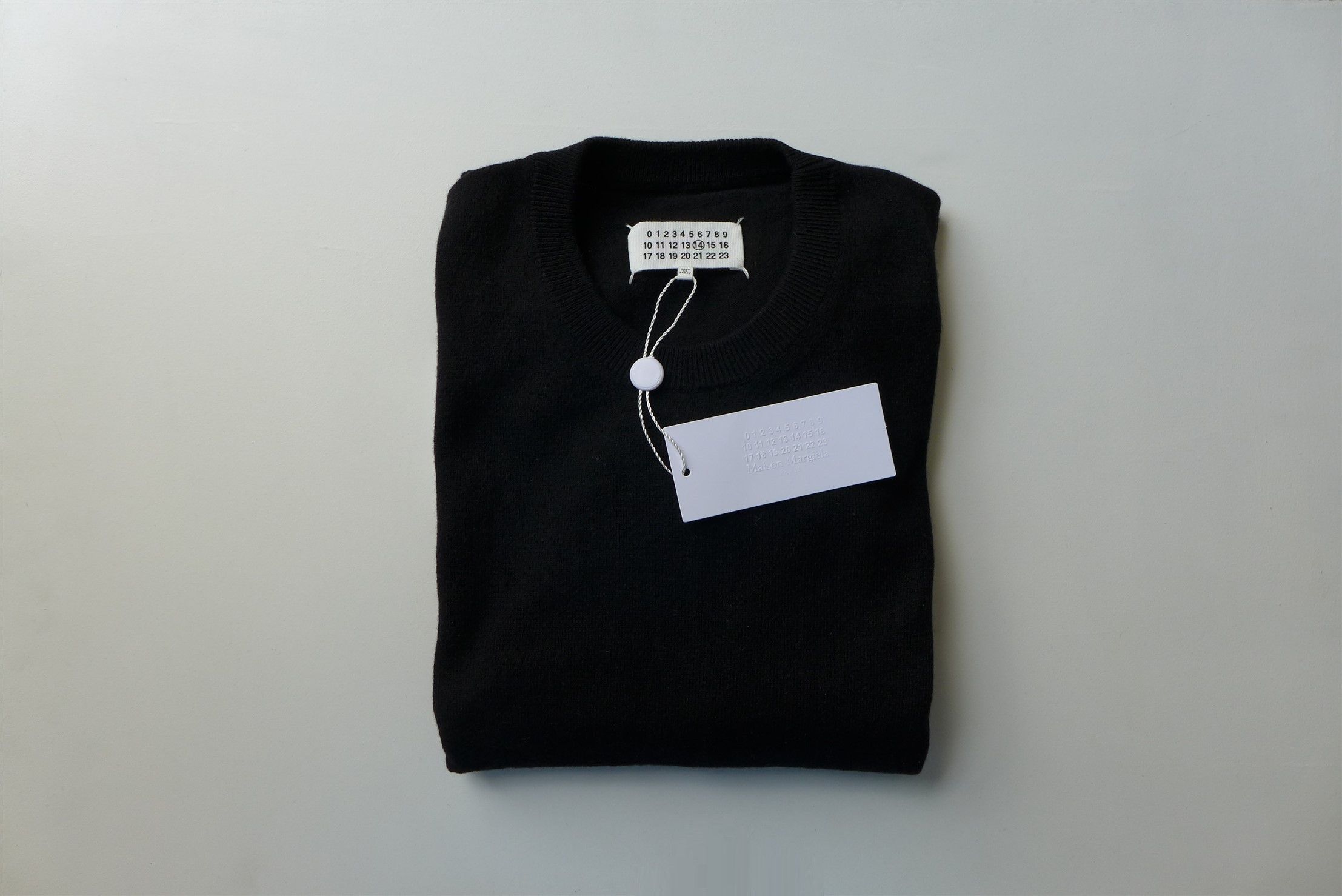 Maison Margiela Margiela Recycled Sweater - Black Cashmere Size US M / EU 48-50 / 2 - 6 Thumbnail