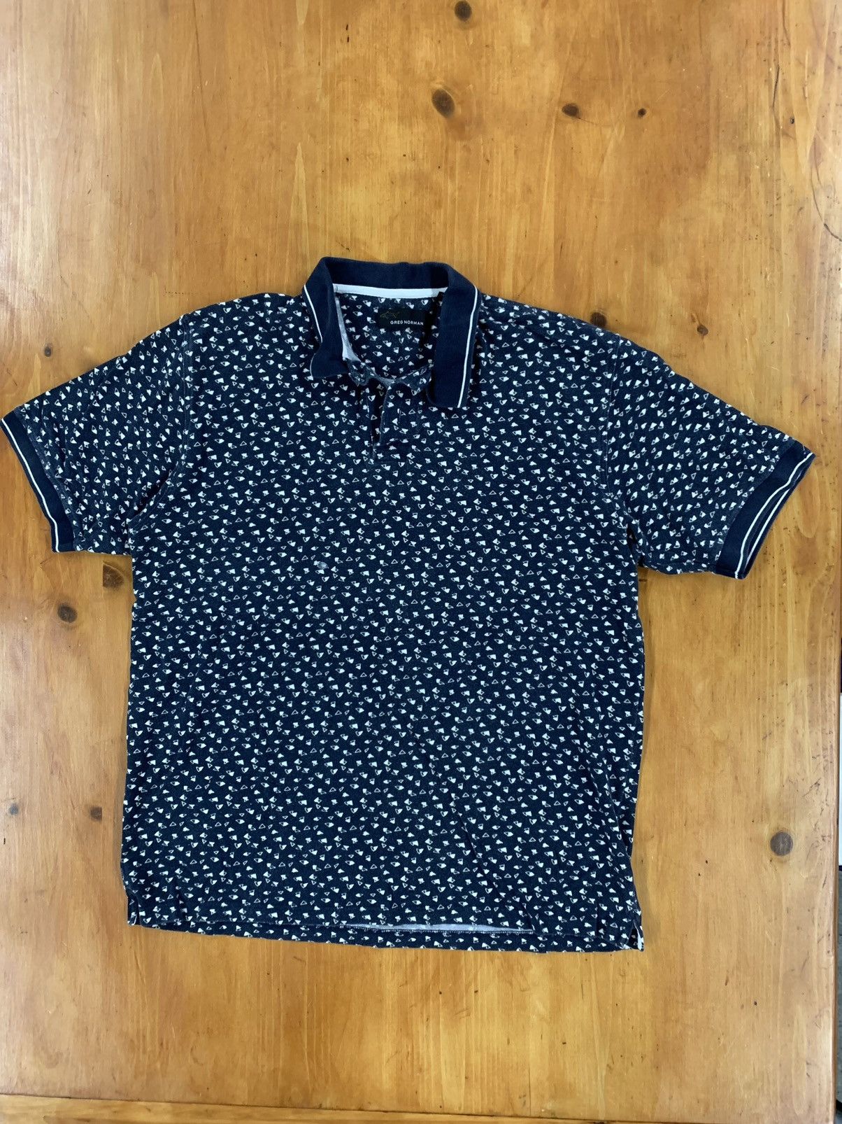 Vintage Vintage Greg Norman All Over Polo Shirt Size US XL / EU 56 / 4 - 1 Thumbnail