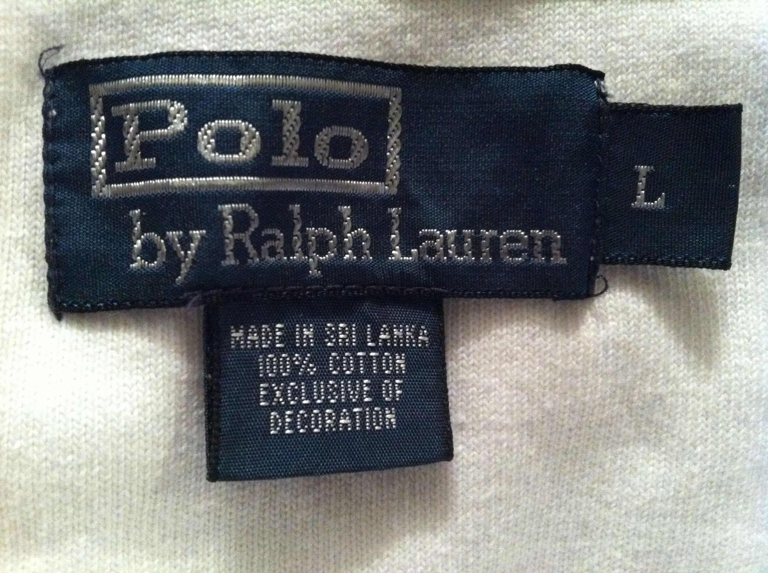 Polo Ralph Lauren POLO RALPH LAUREN MENS POLO SHIRT SIZE: L Size US L / EU 52-54 / 3 - 9 Thumbnail
