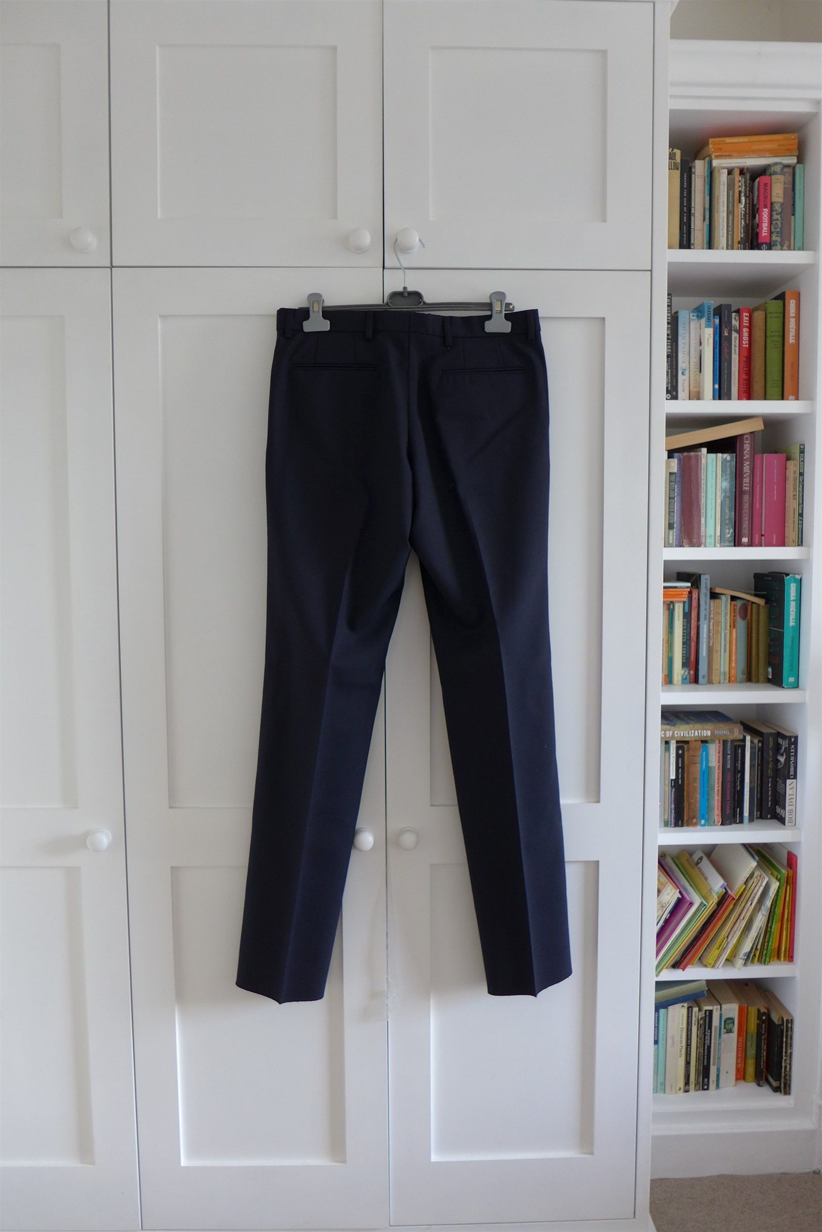 Dries Van Noten Dries *Slim Fit* Kenneth Single-Breasted Suit - Navy Wool Size 50S - 14 Thumbnail