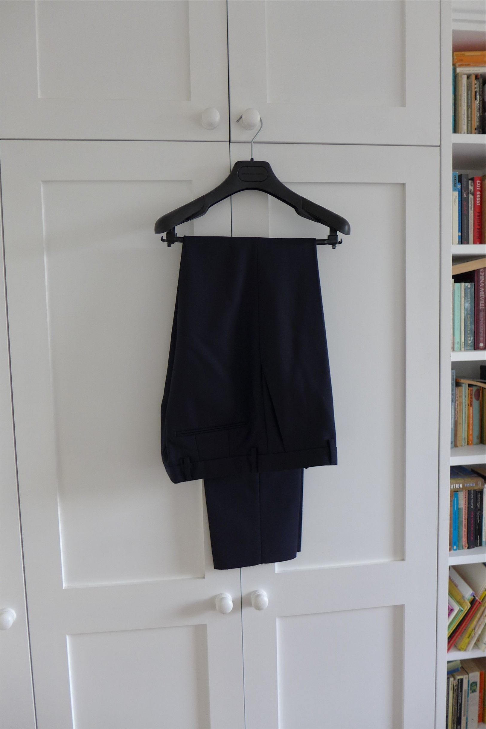 Dries Van Noten Dries *Slim Fit* Kenneth Single-Breasted Suit - Navy Wool Size 50S - 12 Thumbnail