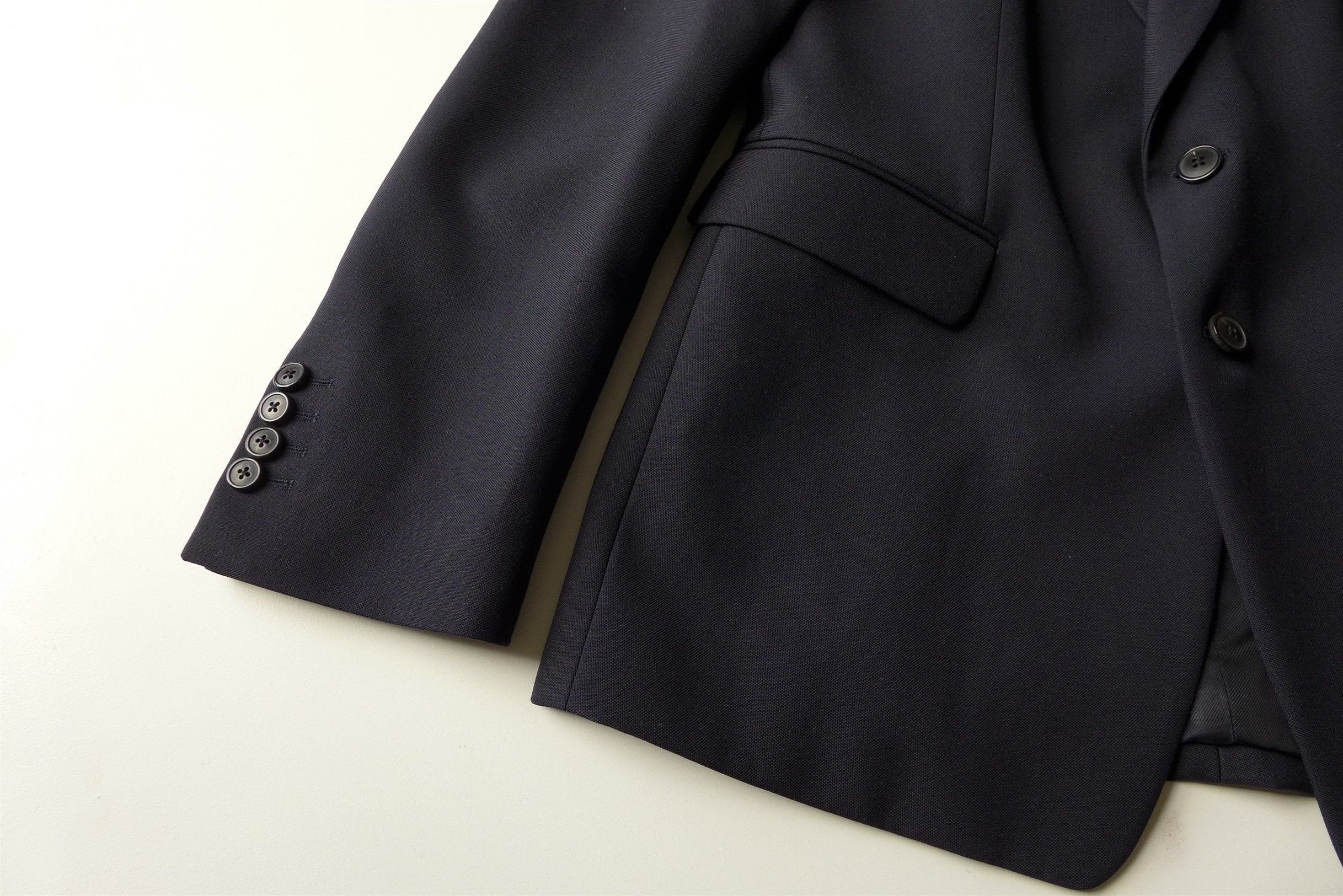 Dries Van Noten Dries *Slim Fit* Kenneth Single-Breasted Suit - Navy Wool Size 50S - 11 Thumbnail