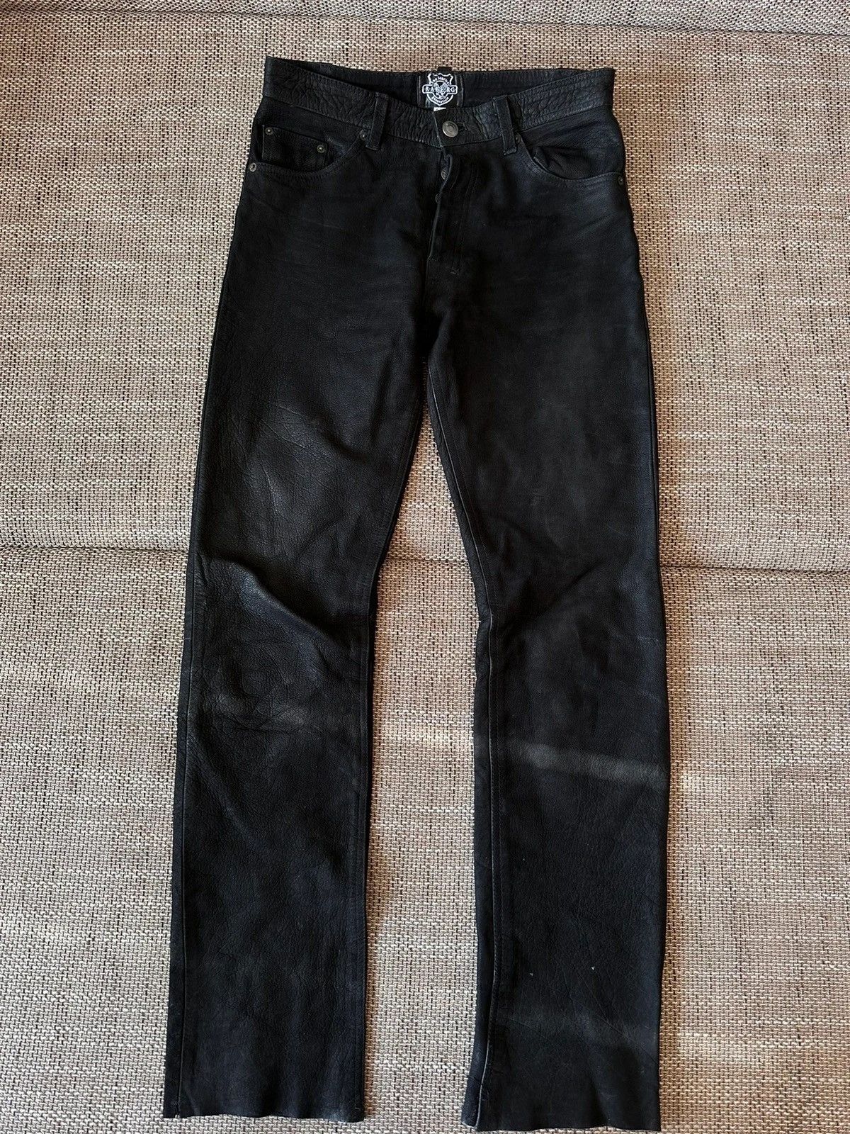 Vintage Vintage Genuine Leather RABERG Generation Leather Pants | Grailed