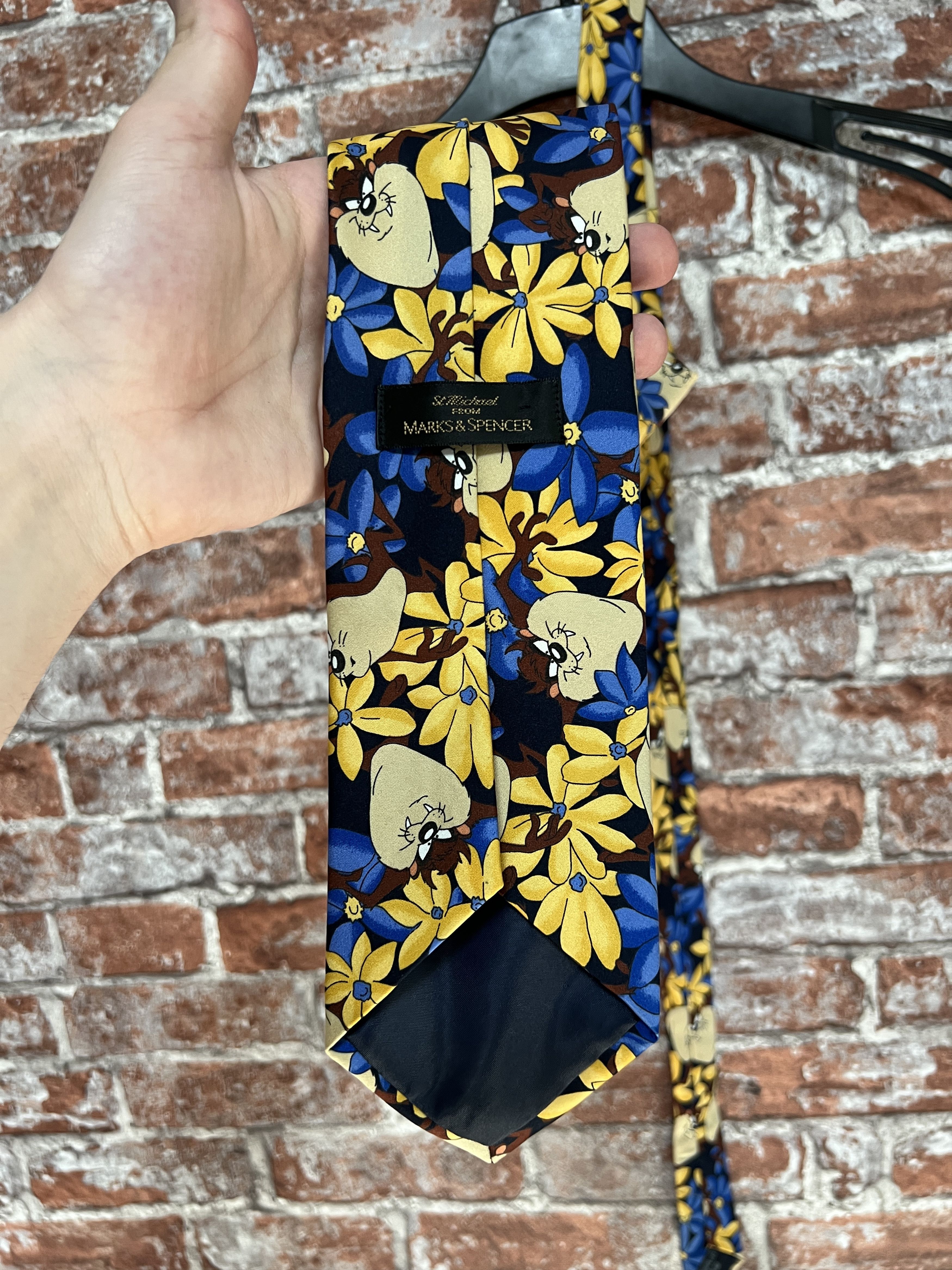 Cartoon Network Vintage 1996 Looney Tunes Taz Cartoon Tie Size ONE SIZE - 3 Thumbnail