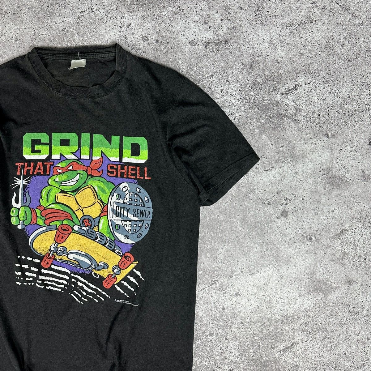 Cartoon Network × Vintage Vintage 90s 1990 Teenage Mutant Ninja Turtles tee Grind y2k Size US M / EU 48-50 / 2 - 2 Thumbnail