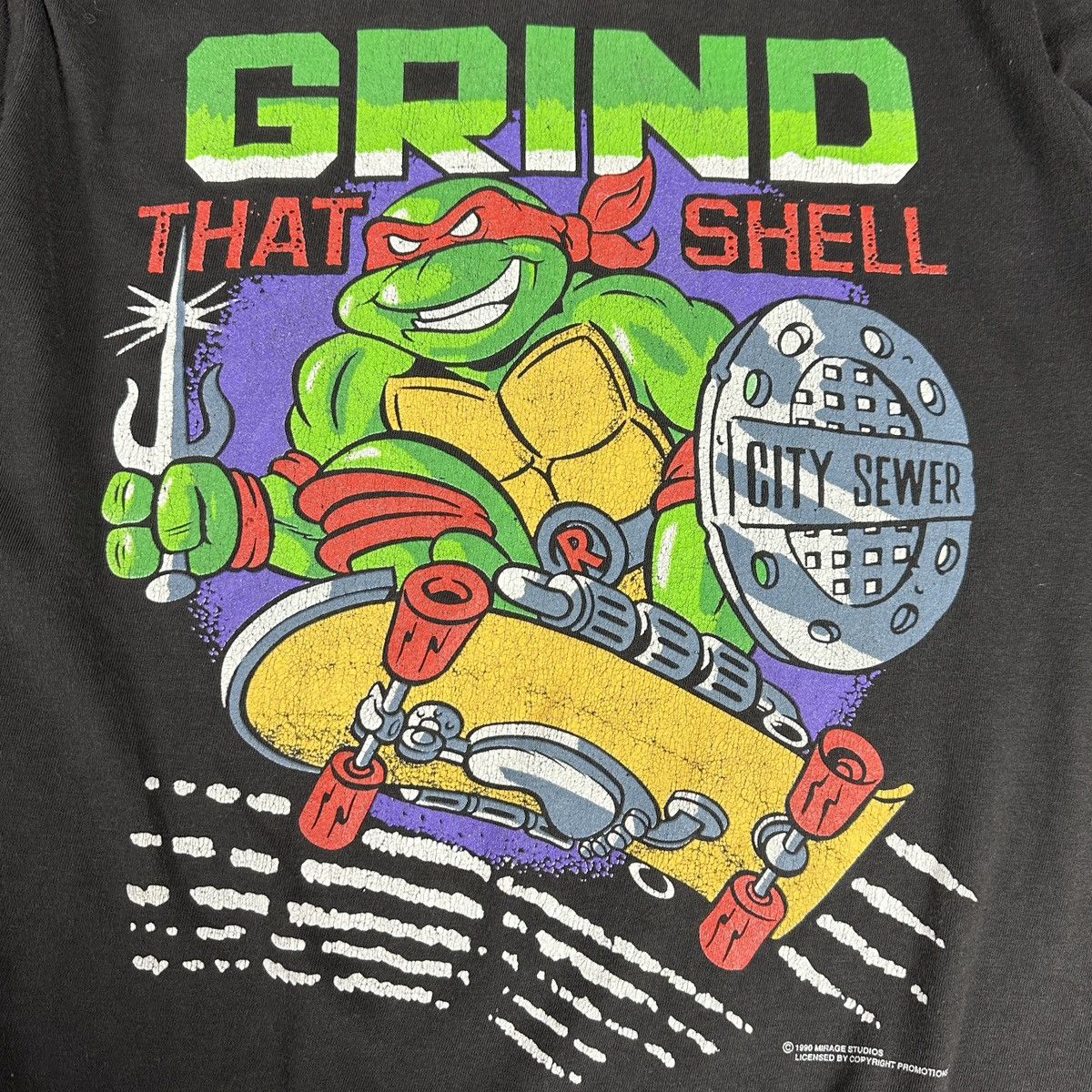 Cartoon Network × Vintage Vintage 90s 1990 Teenage Mutant Ninja Turtles tee Grind y2k Size US M / EU 48-50 / 2 - 4 Thumbnail