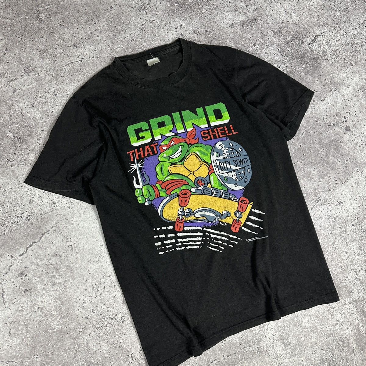 Cartoon Network × Vintage Vintage 90s 1990 Teenage Mutant Ninja Turtles tee Grind y2k Size US M / EU 48-50 / 2 - 3 Thumbnail