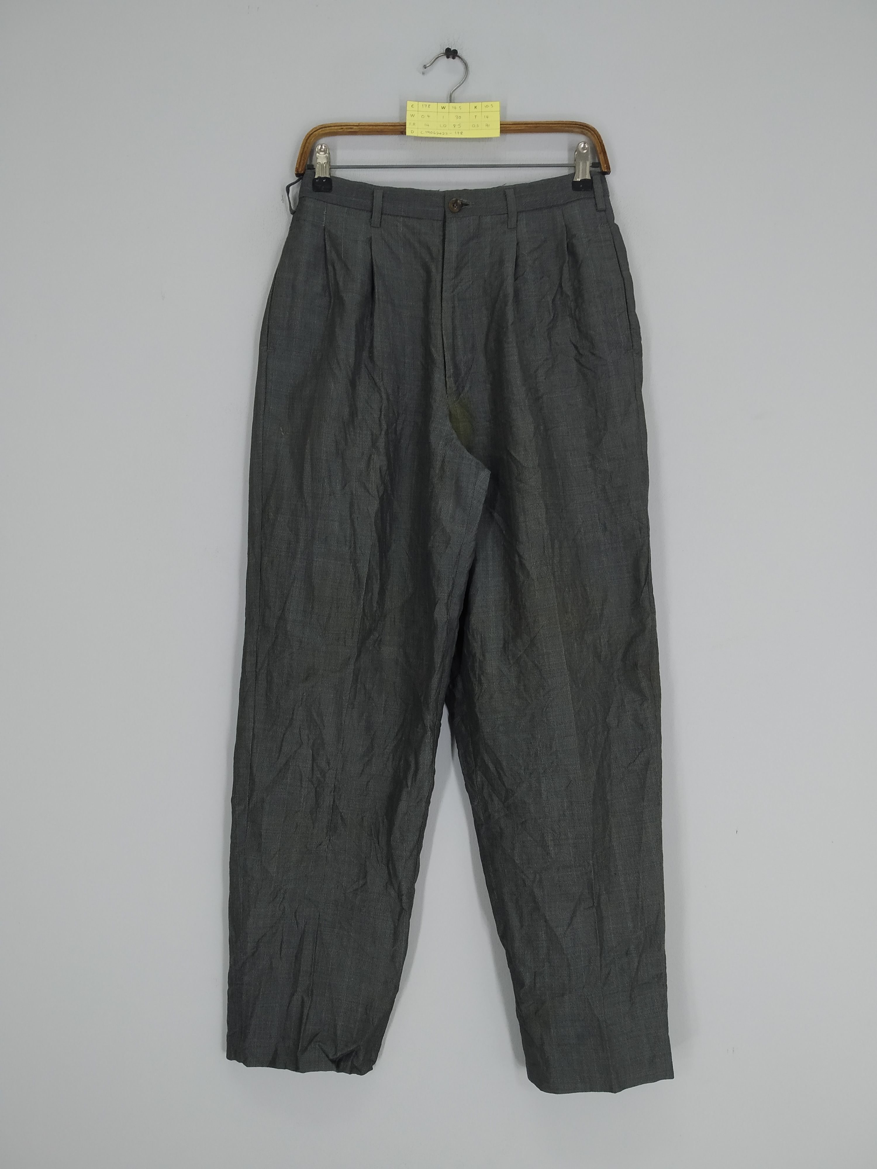 image of Y’S For Men Casual Pants Yohji Yamamoto Japan Pants in Grey (Size 29)