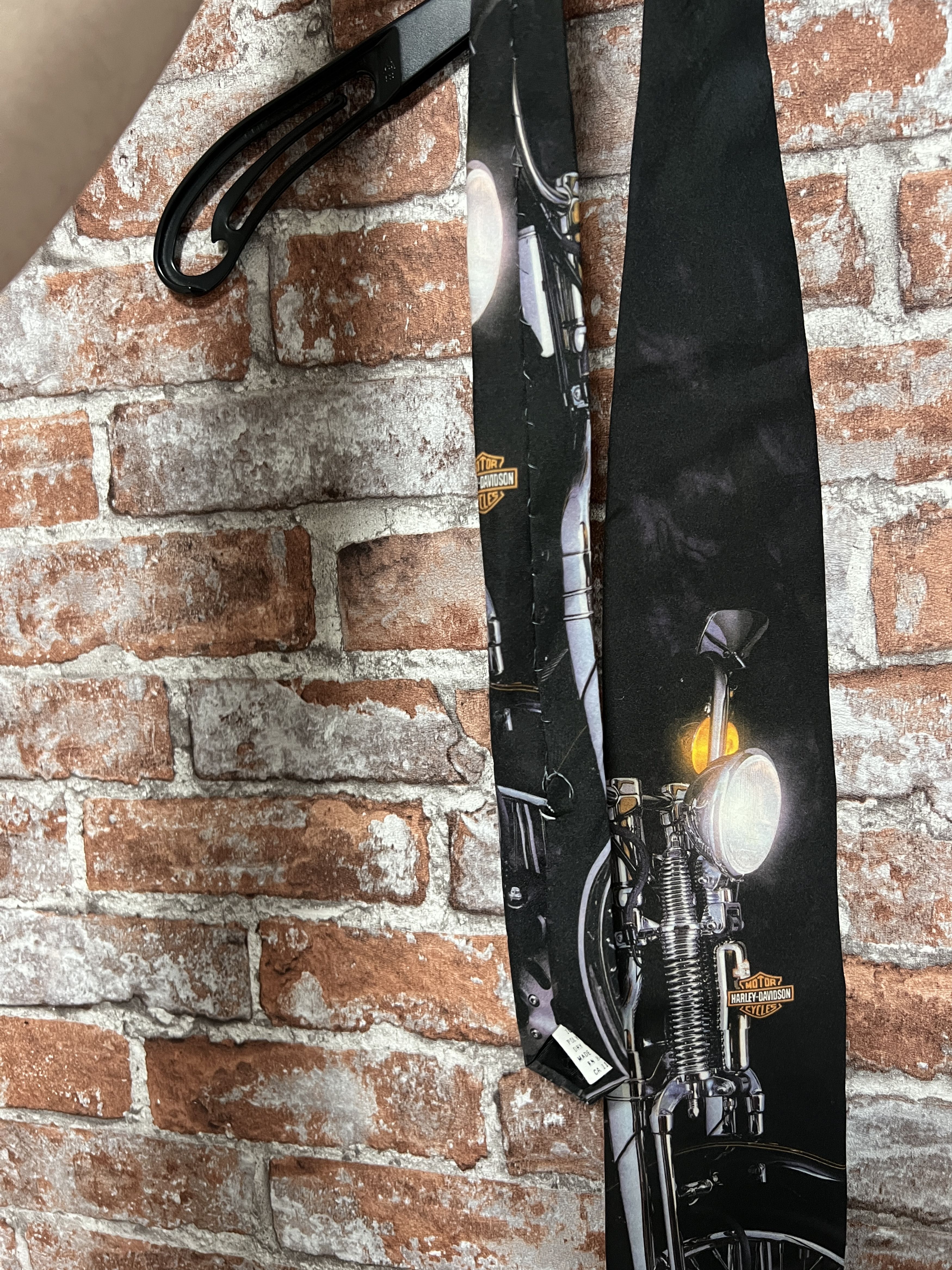 Harley Davidson Harley Davidson 1994 Vintage Biker Tie Size ONE SIZE - 5 Thumbnail