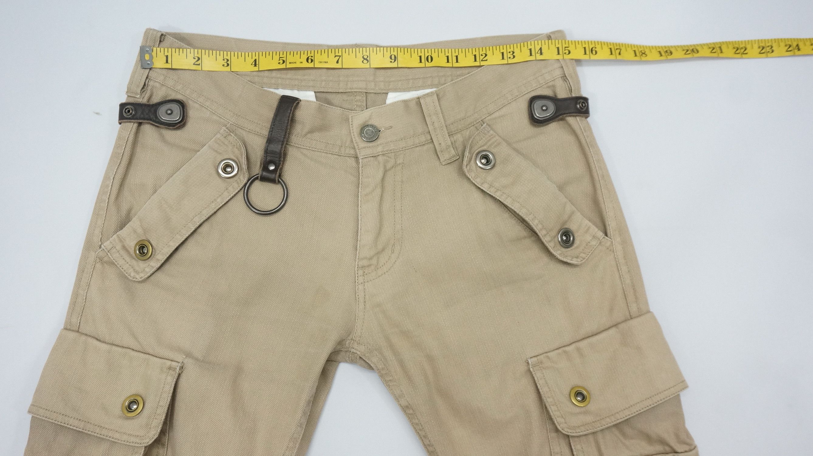 Tornado Mart 🔥🔥 TORNADO MART JAPAN 🔥🔥 Flared Bondage Cargo Pants Size US 29 - 10 Thumbnail