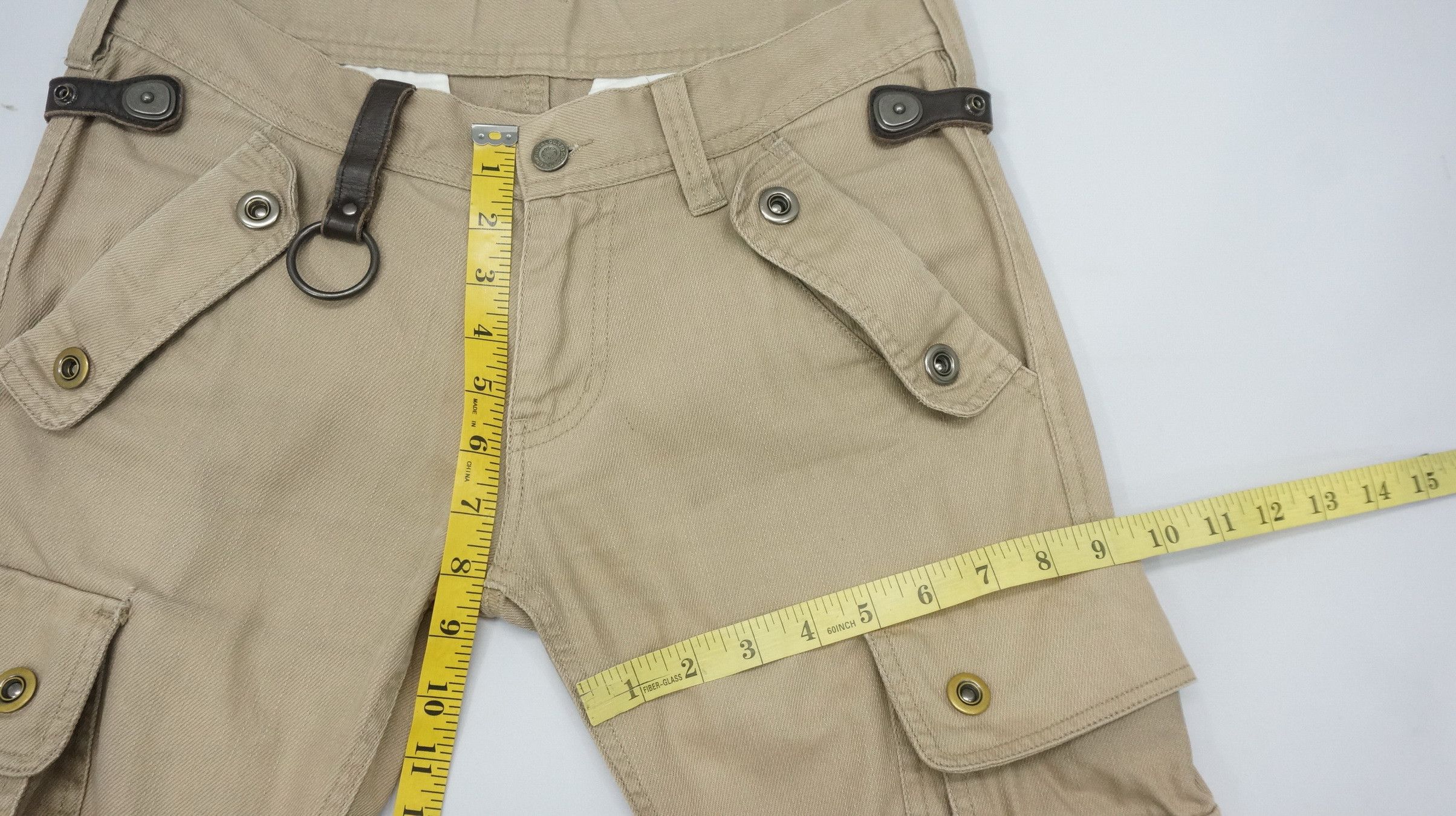 Tornado Mart 🔥🔥 TORNADO MART JAPAN 🔥🔥 Flared Bondage Cargo Pants Size US 29 - 11 Thumbnail