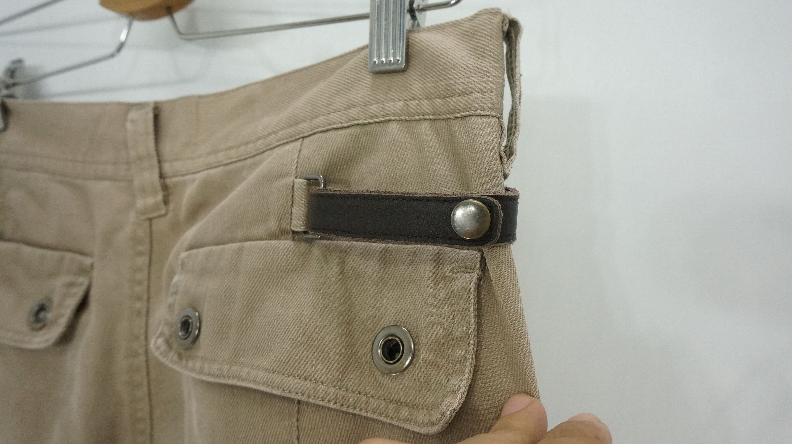 Tornado Mart 🔥🔥 TORNADO MART JAPAN 🔥🔥 Flared Bondage Cargo Pants Size US 29 - 9 Thumbnail