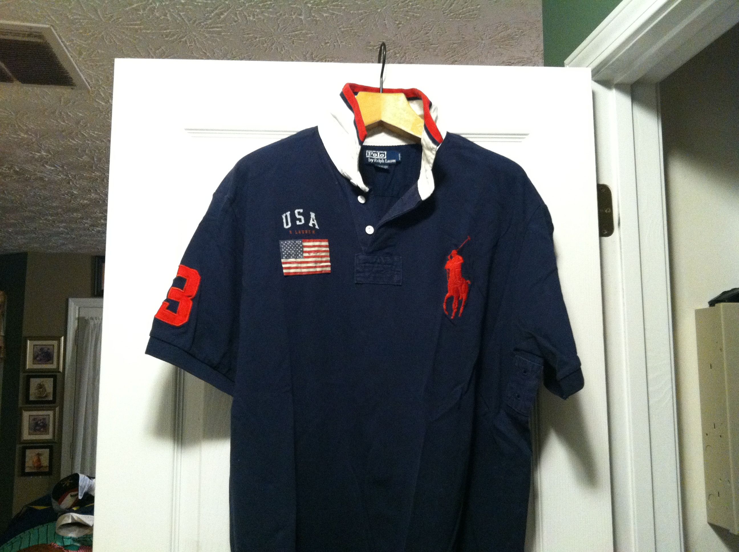 Polo Ralph Lauren POLO RALPH LAUREN MENS POLO SHIRT SIZE: XL Size US XL / EU 56 / 4 - 4 Thumbnail