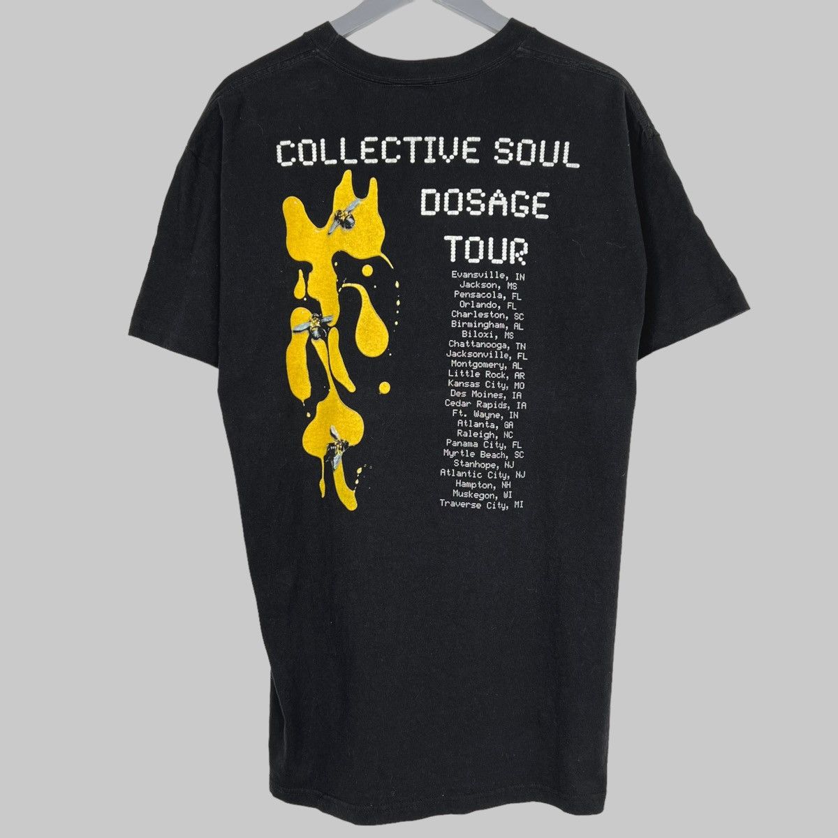 COLLECTIVE SOUL Tシャツ 1999 ビンテージ Vintage 1999 Collective Soul 'Dosage Tour' Promo T Shirt