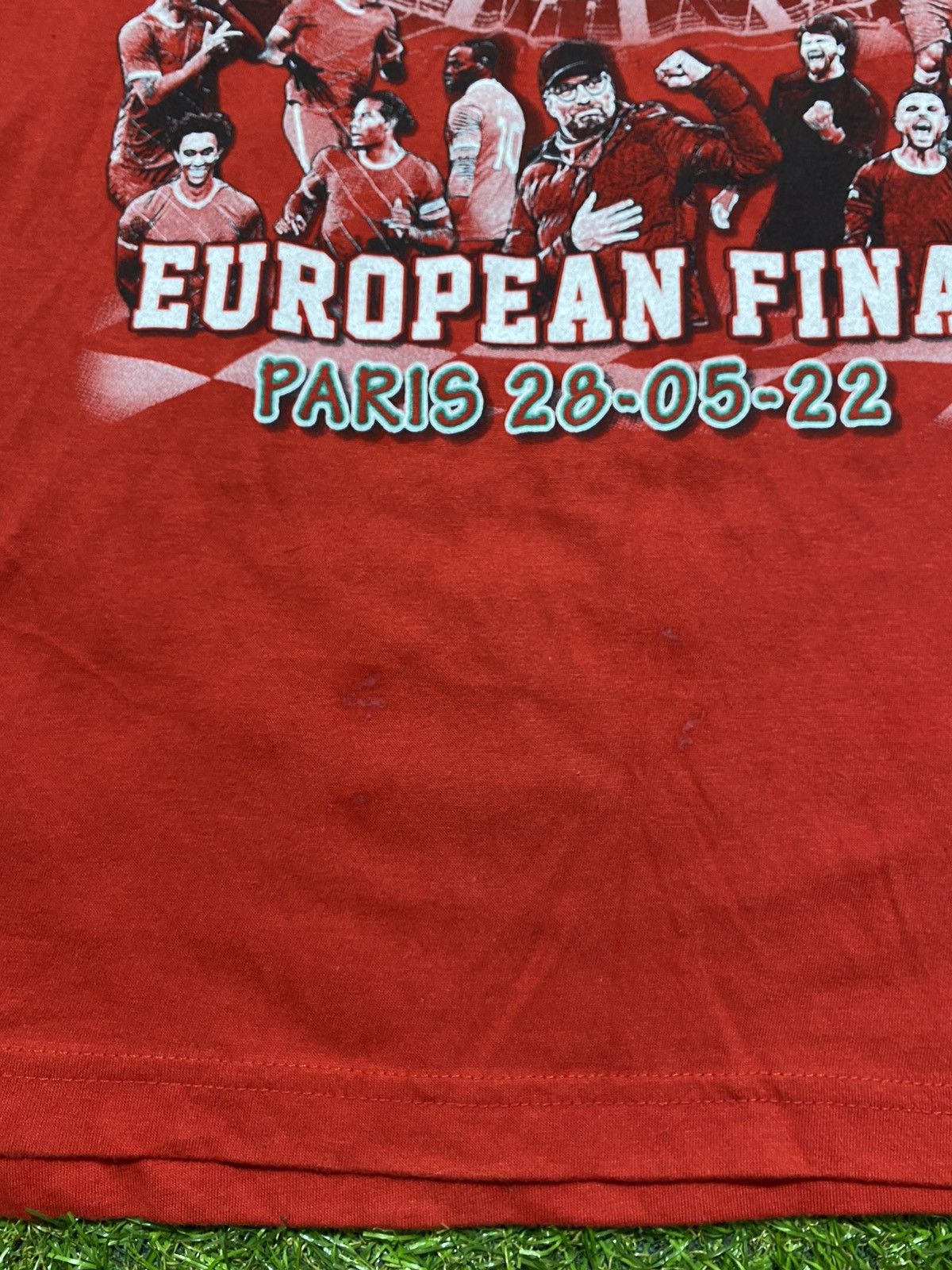 Vintage Vintage Liverpool tee European Final Paris football size XL Size US XL / EU 56 / 4 - 3 Thumbnail
