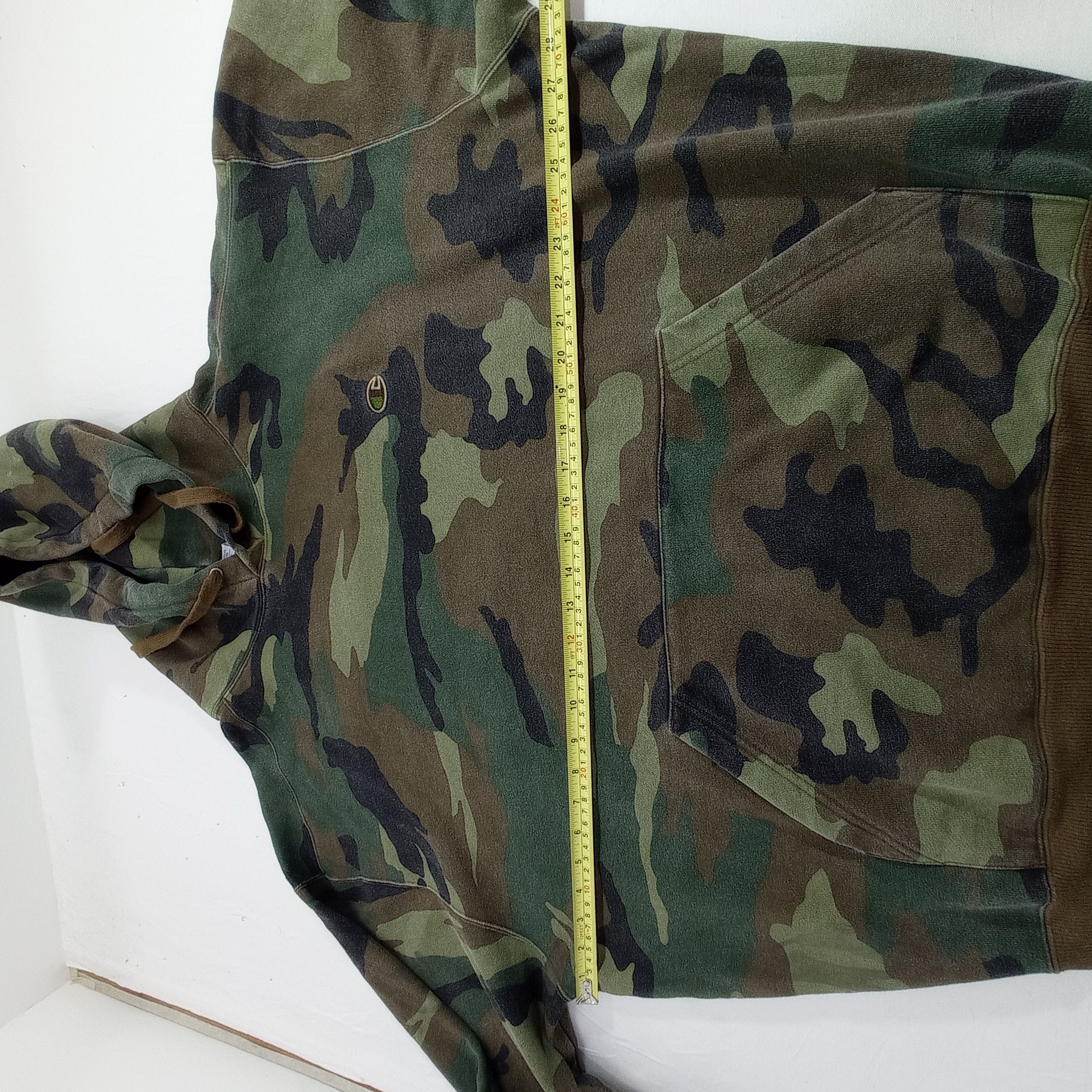 Champion 🔥BIG SIZE🔥 VINTAGE CHAMPION CAMO HOODIE Size US XXL / EU 58 / 5 - 9 Thumbnail