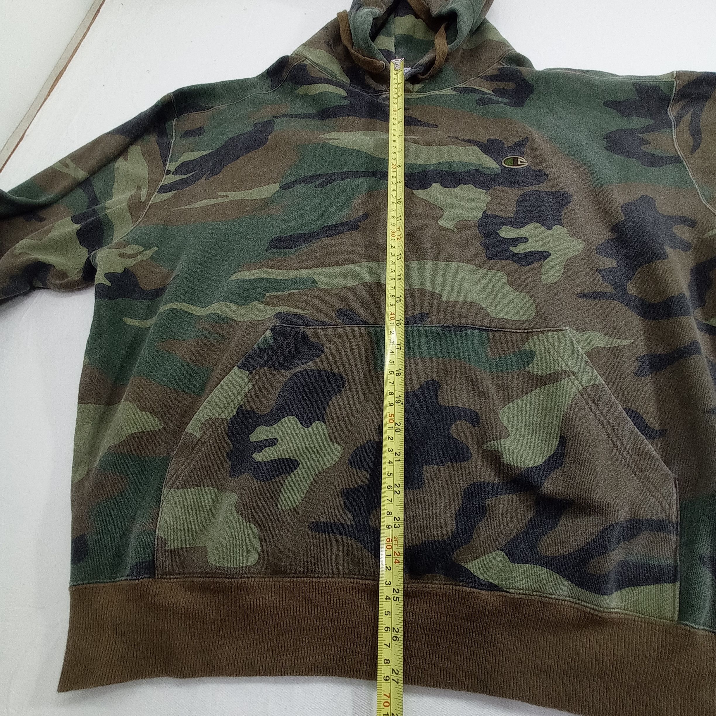 Champion 🔥BIG SIZE🔥 VINTAGE CHAMPION CAMO HOODIE Size US XXL / EU 58 / 5 - 11 Thumbnail
