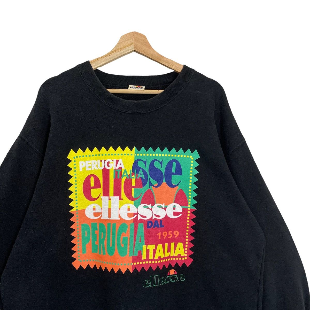 Ellesse Vintage Ellesse Big Logo Printed Crewneck Sweatshirt Size XL Size US XL / EU 56 / 4 - 4 Thumbnail