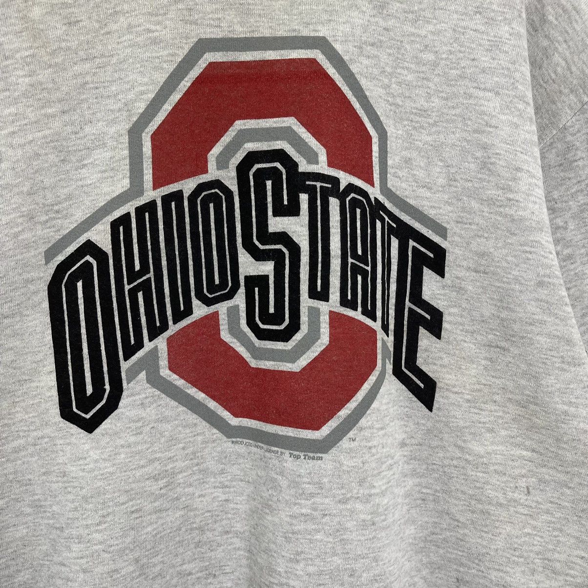 Vintage Vintage 90s Ohio State Big Logo Crewneck Sweatshirt Size L Size US L / EU 52-54 / 3 - 4 Thumbnail