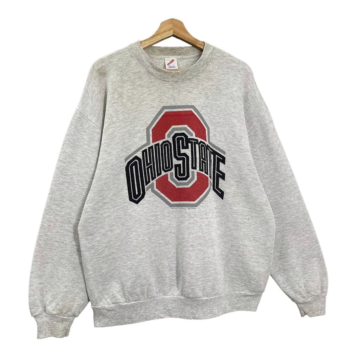 Vintage Vintage 90s Ohio State Big Logo Crewneck Sweatshirt Size L Size US L / EU 52-54 / 3 - 2 Thumbnail