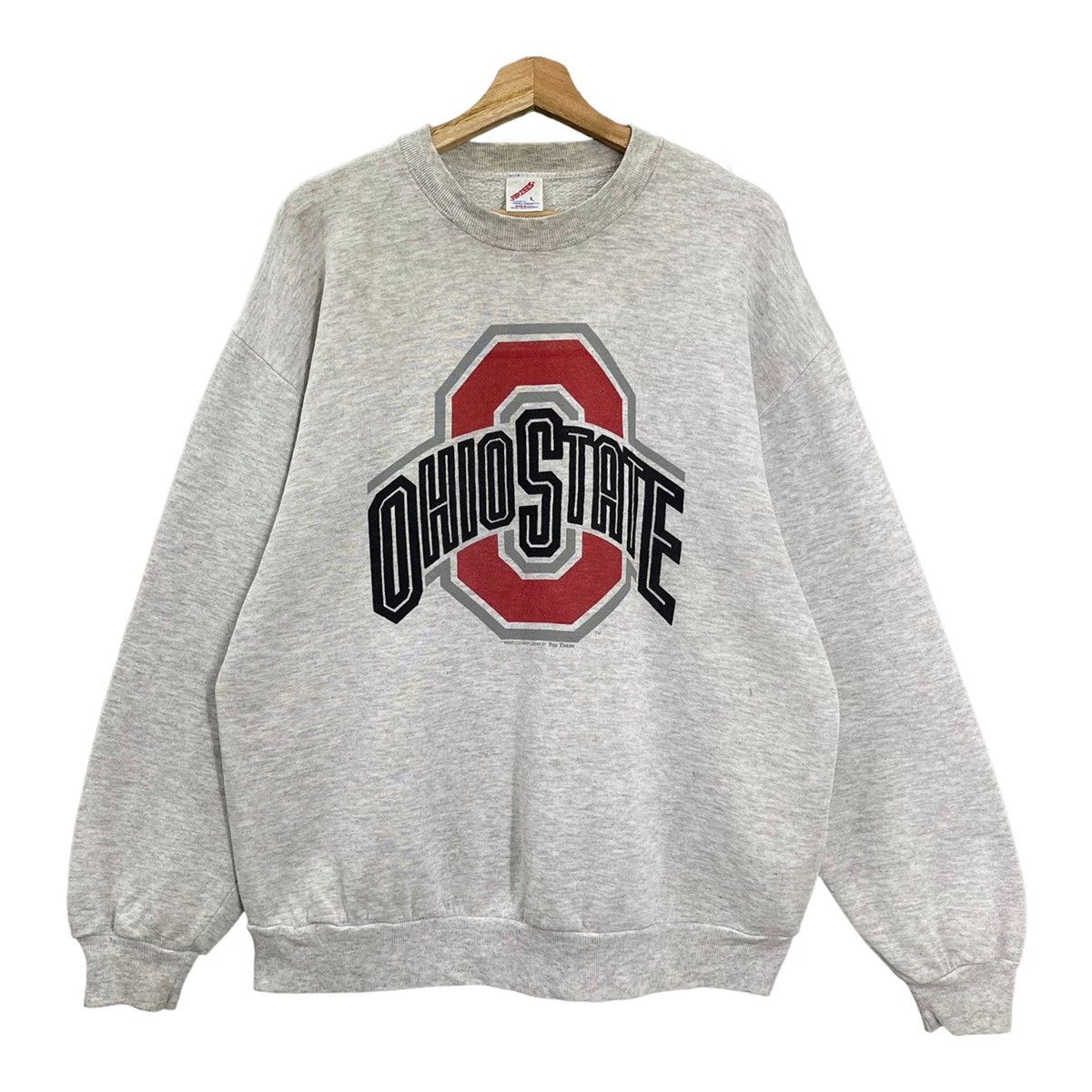Vintage Vintage 90s Ohio State Big Logo Crewneck Sweatshirt Size L Size US L / EU 52-54 / 3 - 1 Thumbnail