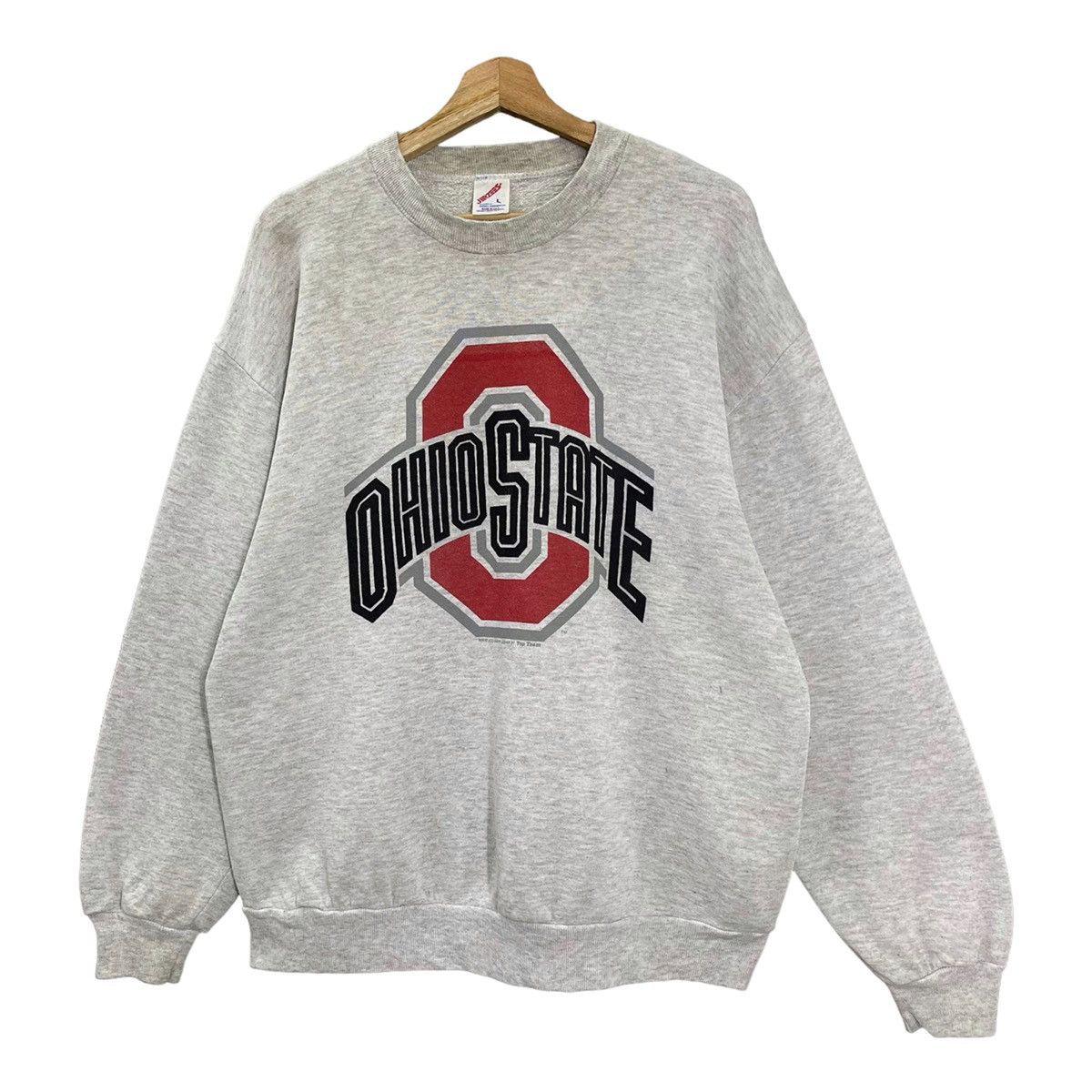 Vintage Vintage 90s Ohio State Big Logo Crewneck Sweatshirt Size L Size US L / EU 52-54 / 3 - 3 Thumbnail