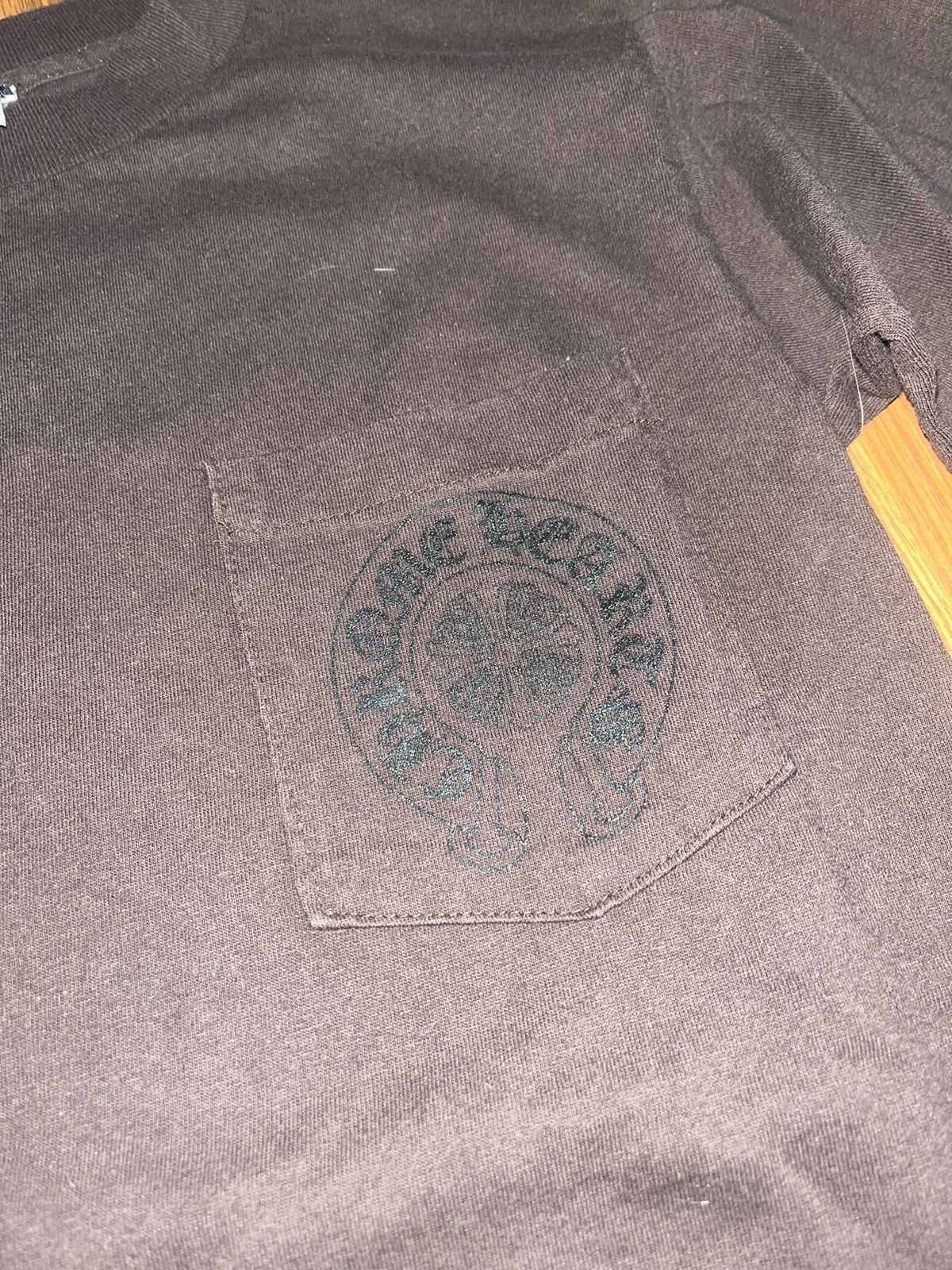 Chrome Hearts Vintage Chrome Hearts Brown Cemetery Cross Long Sleeve Size US S / EU 44-46 / 1 - 2 Thumbnail