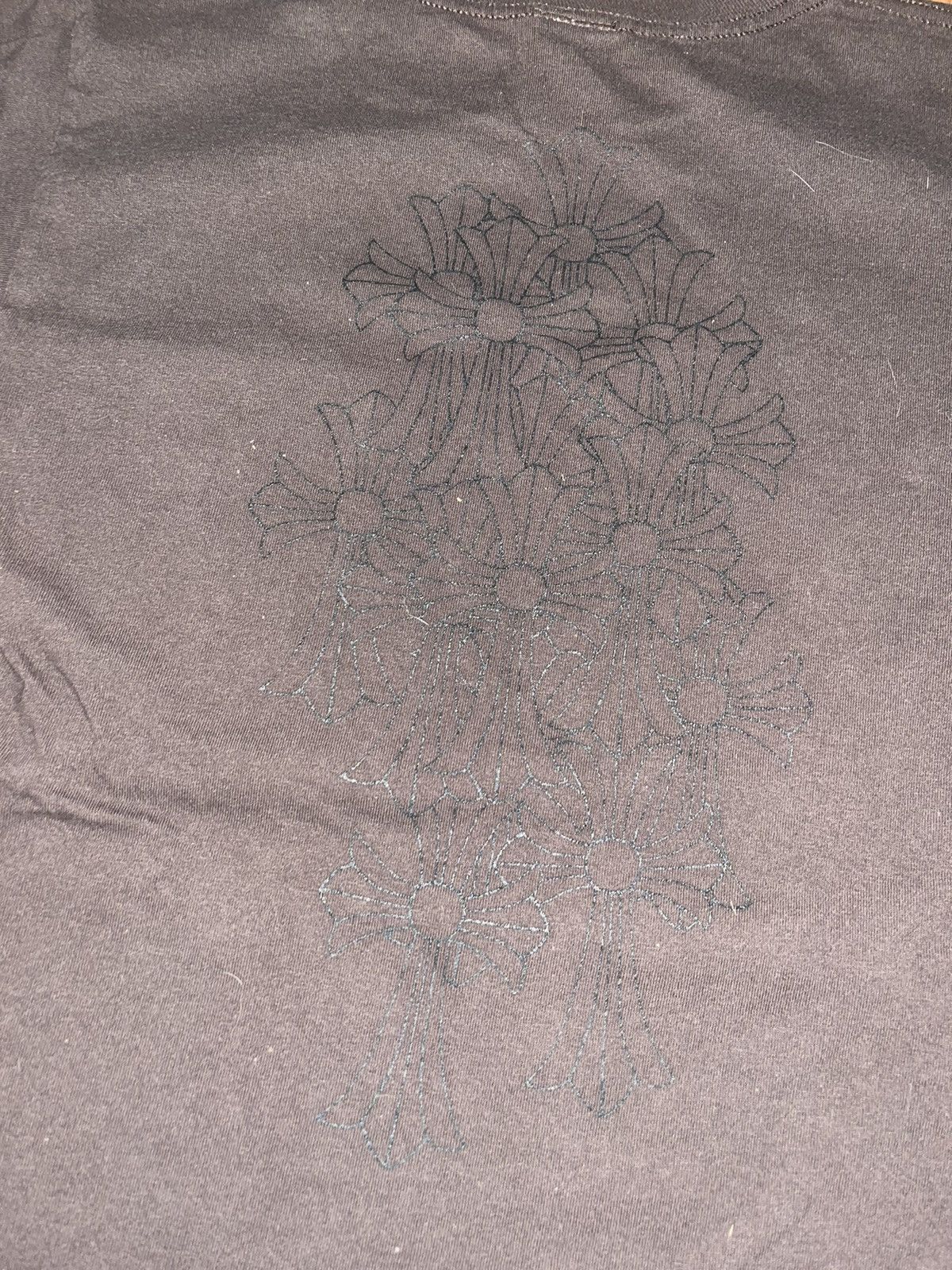 Chrome Hearts Vintage Chrome Hearts Brown Cemetery Cross Long Sleeve Size US S / EU 44-46 / 1 - 3 Thumbnail