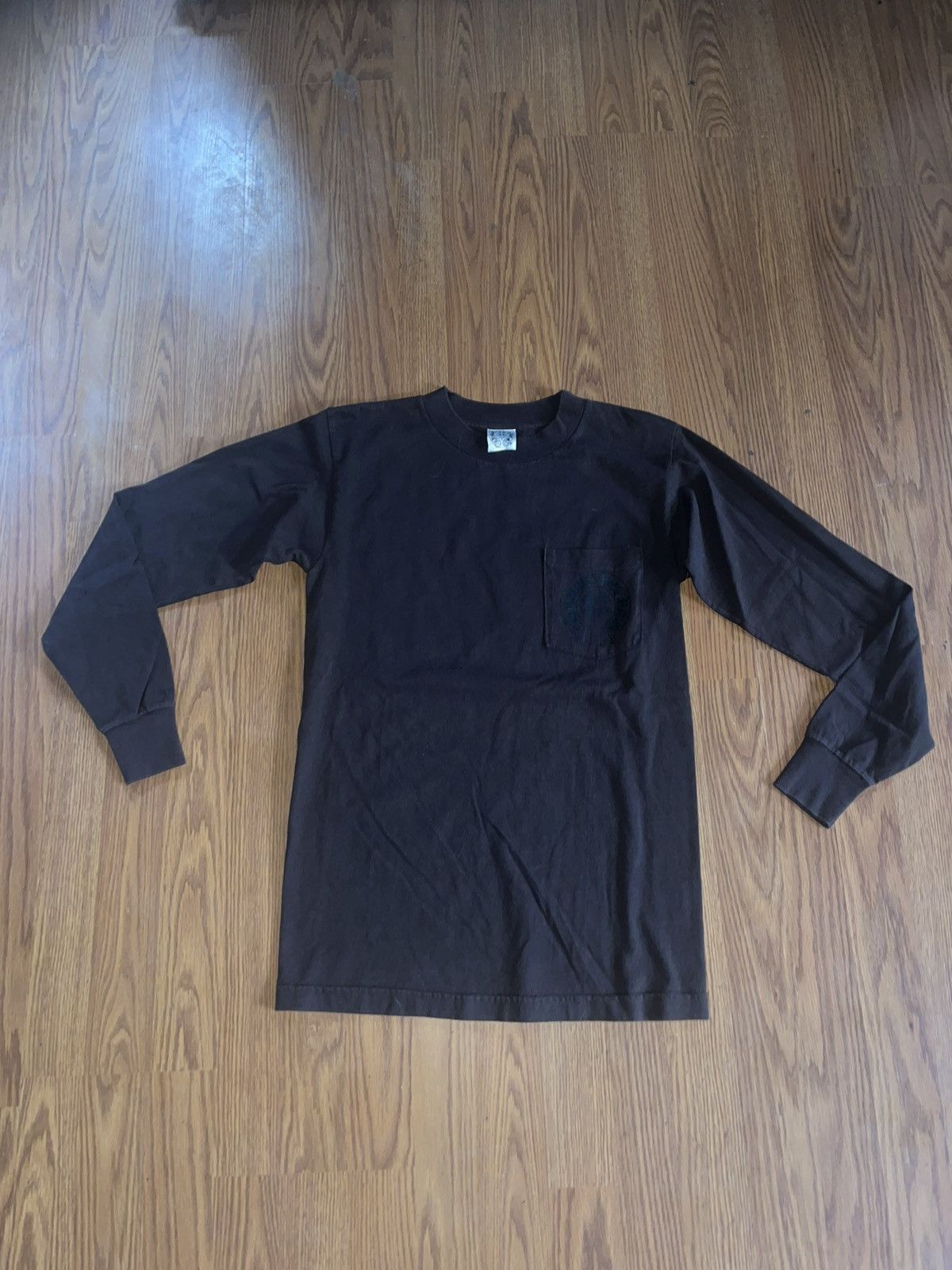 Chrome Hearts Vintage Chrome Hearts Brown Cemetery Cross Long Sleeve Size US S / EU 44-46 / 1 - 1 Thumbnail