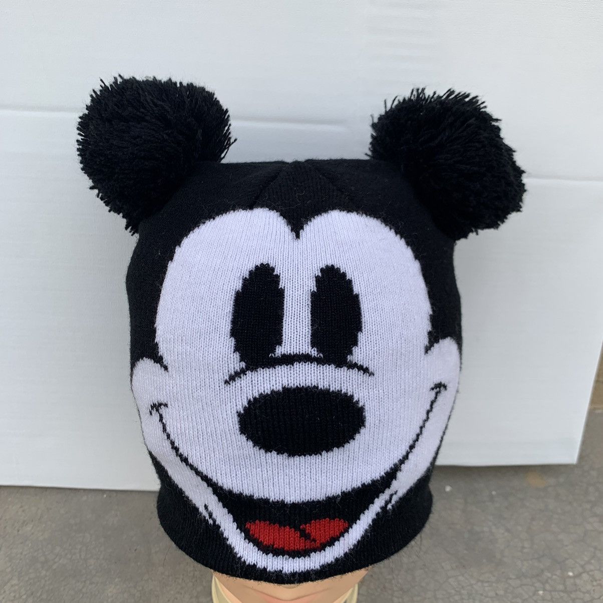 Disney Vintage Rare Mickey Mouse Ear Horn Beanie Hat Size ONE SIZE - 2 Thumbnail