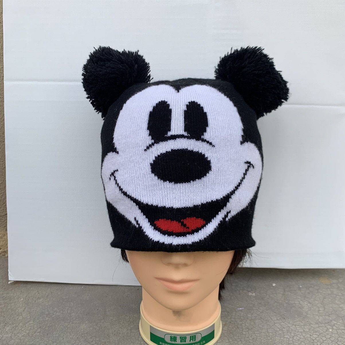 Disney Vintage Rare Mickey Mouse Ear Horn Beanie Hat Size ONE SIZE - 1 Thumbnail