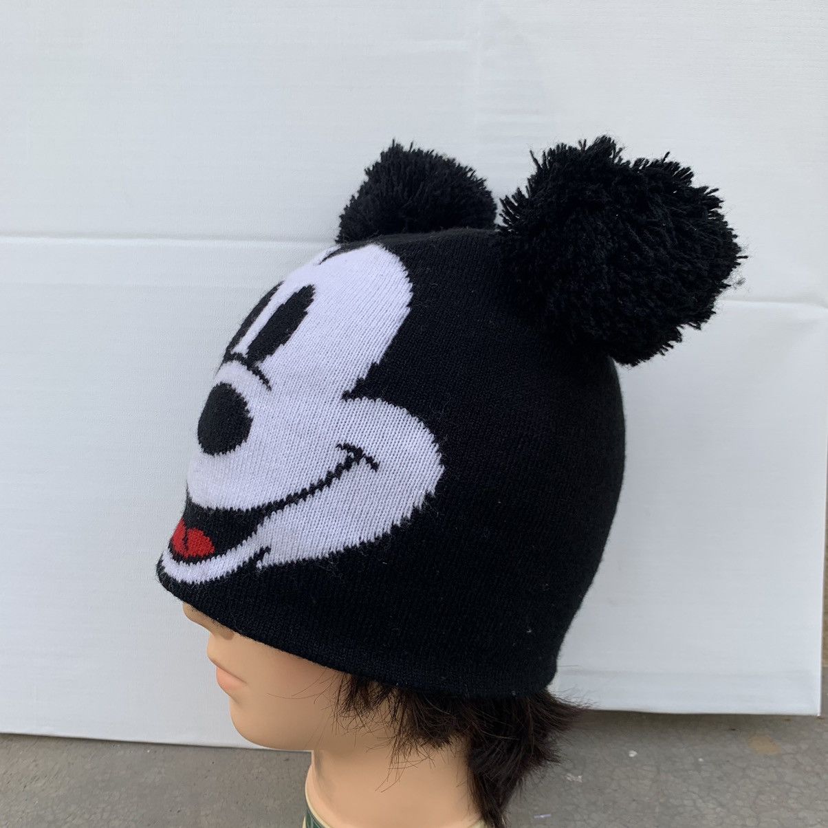 Disney Vintage Rare Mickey Mouse Ear Horn Beanie Hat Size ONE SIZE - 3 Thumbnail