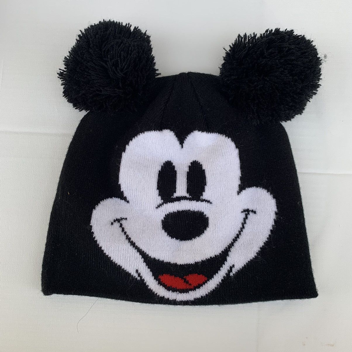 Disney Vintage Rare Mickey Mouse Ear Horn Beanie Hat Size ONE SIZE - 5 Thumbnail