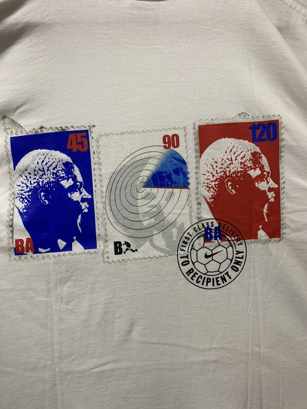 Nike × Vintage Vintage New Old Stock Nike X Sportsman Ibrahim Ba Tee Size US L / EU 52-54 / 3 - 4 Thumbnail