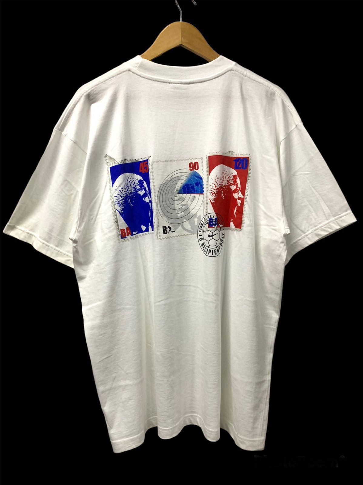 Nike × Vintage Vintage New Old Stock Nike X Sportsman Ibrahim Ba Tee Size US L / EU 52-54 / 3 - 2 Thumbnail