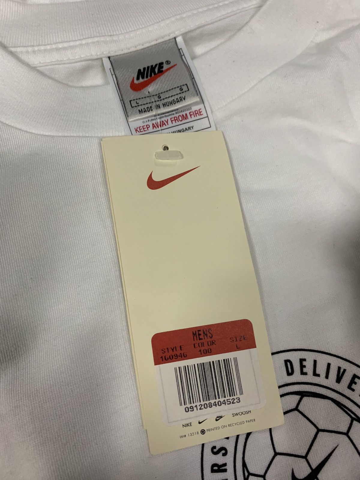 Nike × Vintage Vintage New Old Stock Nike X Sportsman Ibrahim Ba Tee Size US L / EU 52-54 / 3 - 5 Thumbnail