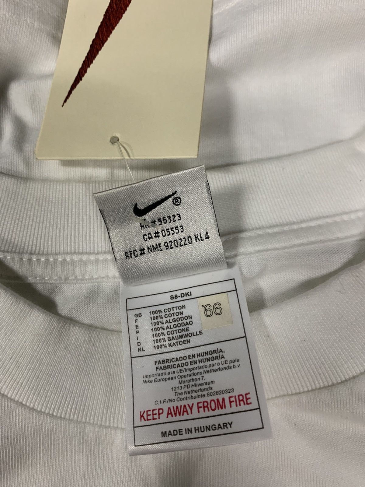 Nike × Vintage Vintage New Old Stock Nike X Sportsman Ibrahim Ba Tee Size US L / EU 52-54 / 3 - 6 Thumbnail
