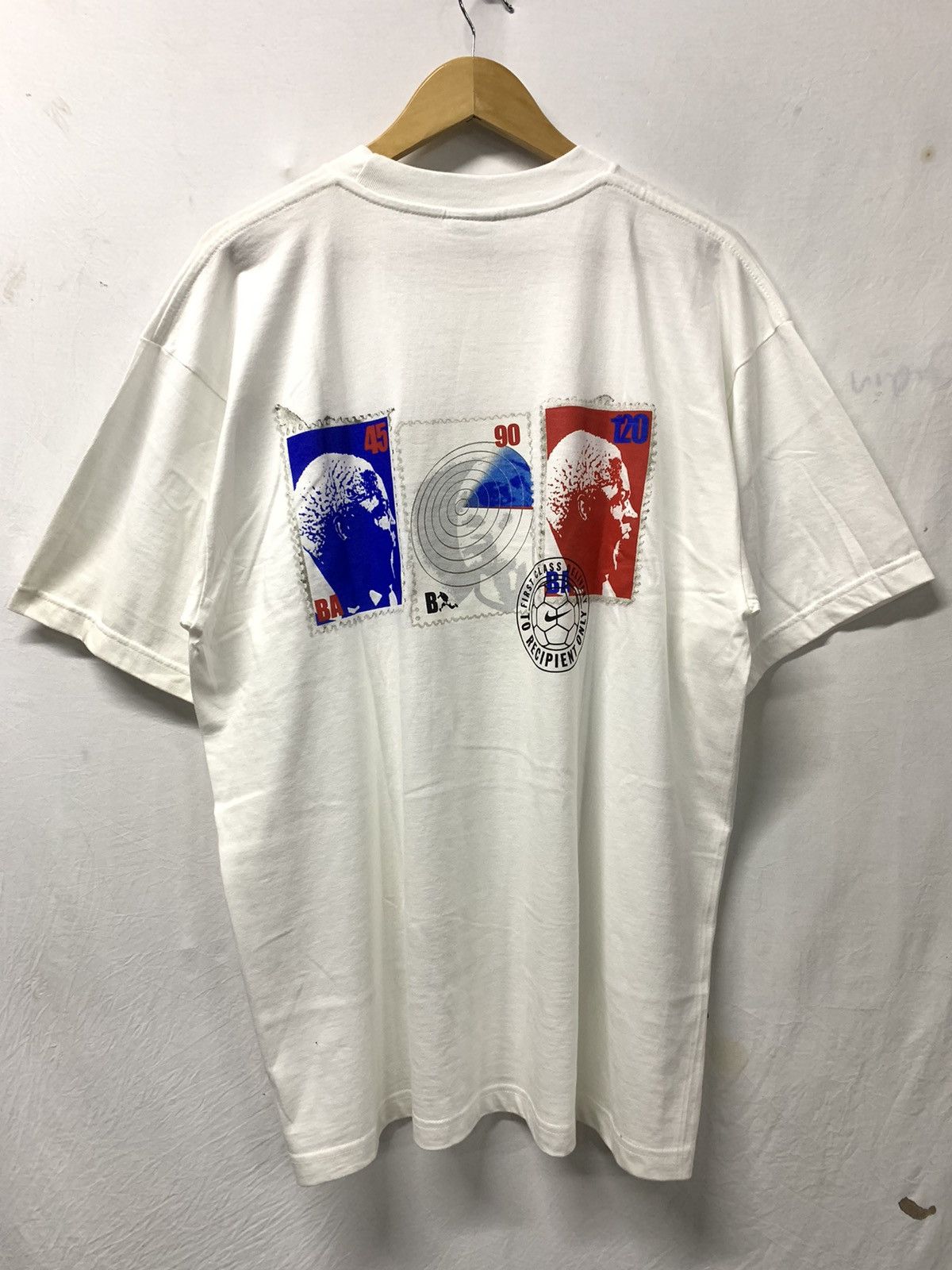 Nike × Vintage Vintage New Old Stock Nike X Sportsman Ibrahim Ba Tee Size US L / EU 52-54 / 3 - 8 Thumbnail