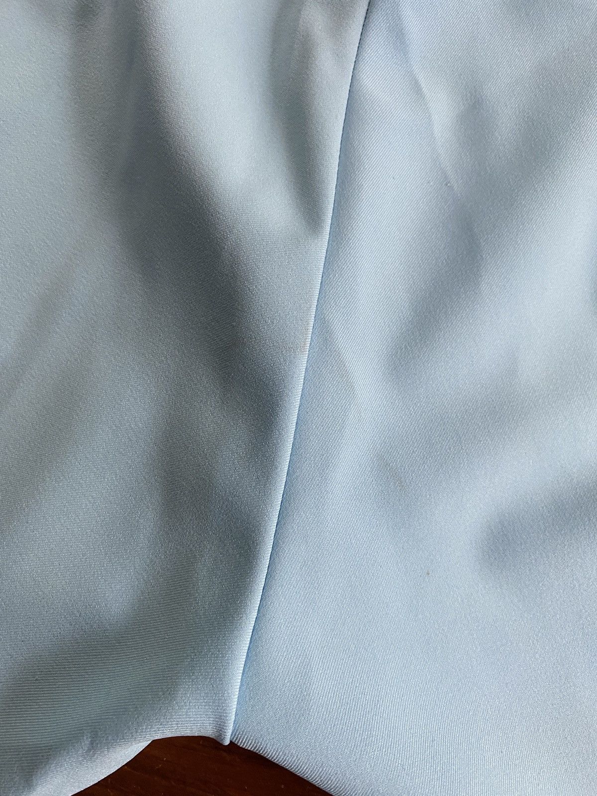 Retrofit Vintage 70’s Boasthers Weed Leaf Baby Blue Poly Short Shorts Size US 34 / EU 50 - 17 Thumbnail