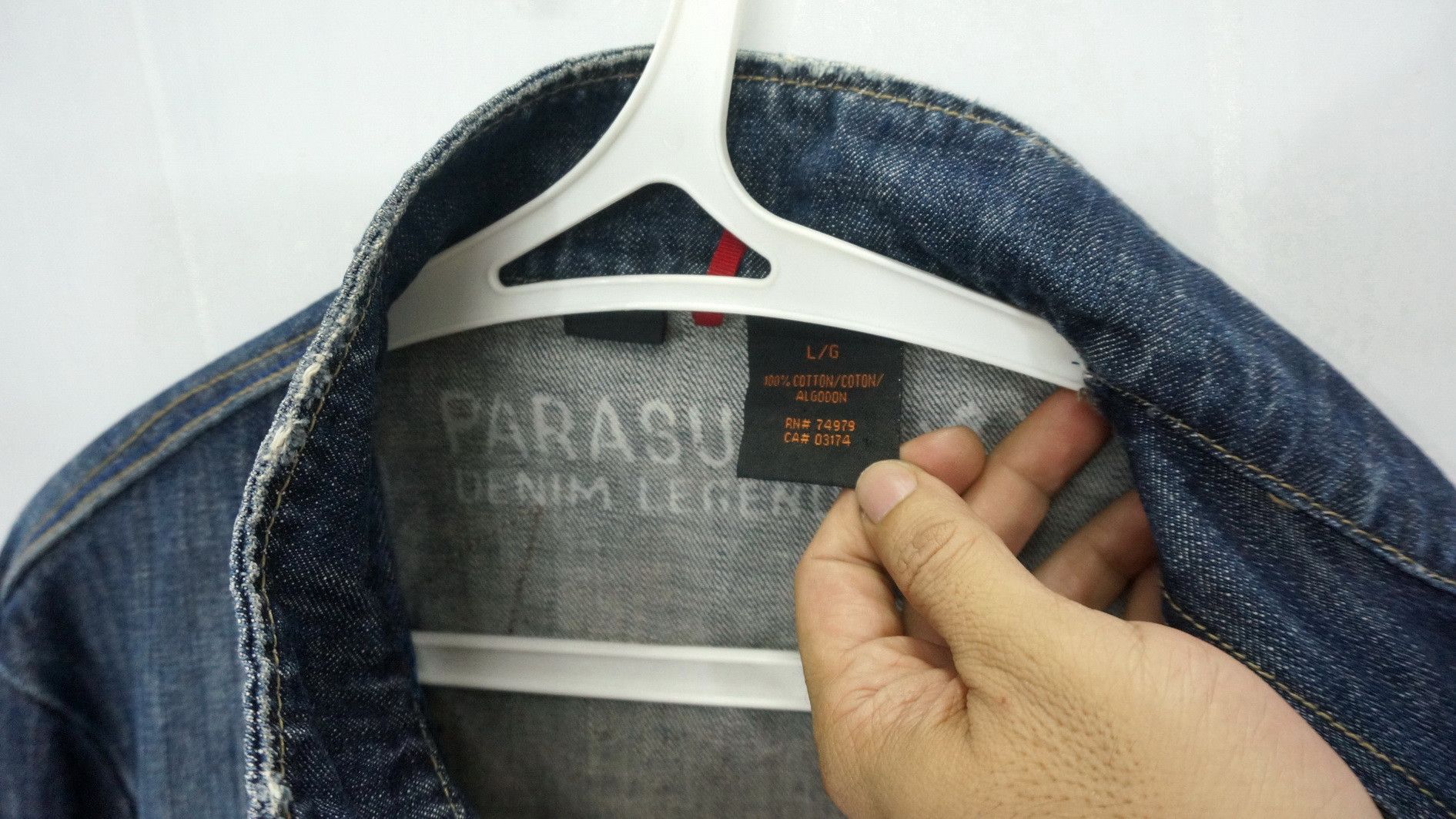 Parasuco DopeVtg! PARASUCO Bikers Buckle Distressed Denim Jacket Size US M / EU 48-50 / 2 - 15 Thumbnail